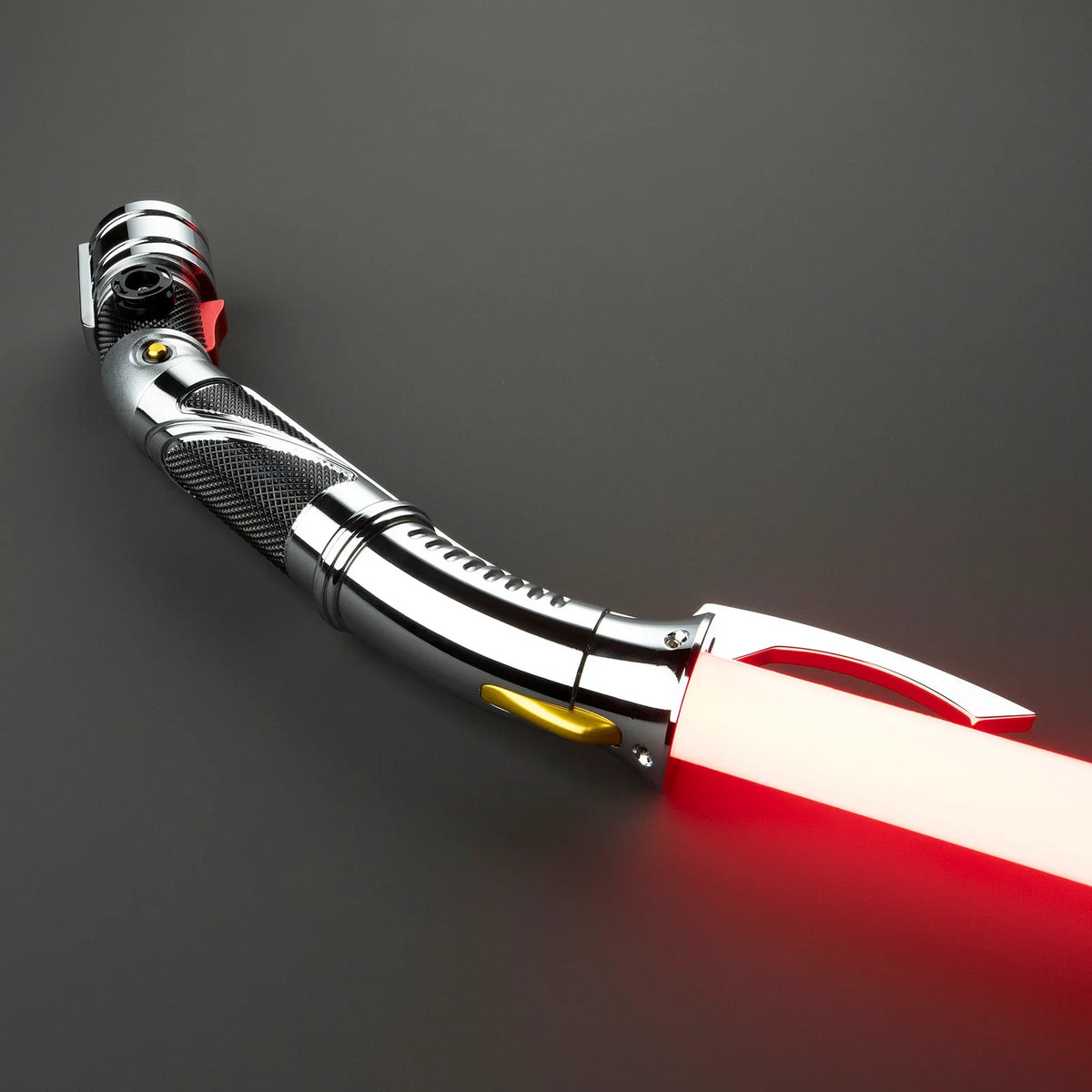 Rapierificrsaber Count Dooku Red Light Saber Xenopixel V3 Core Proffie2.2 Curved Hilt 32CM