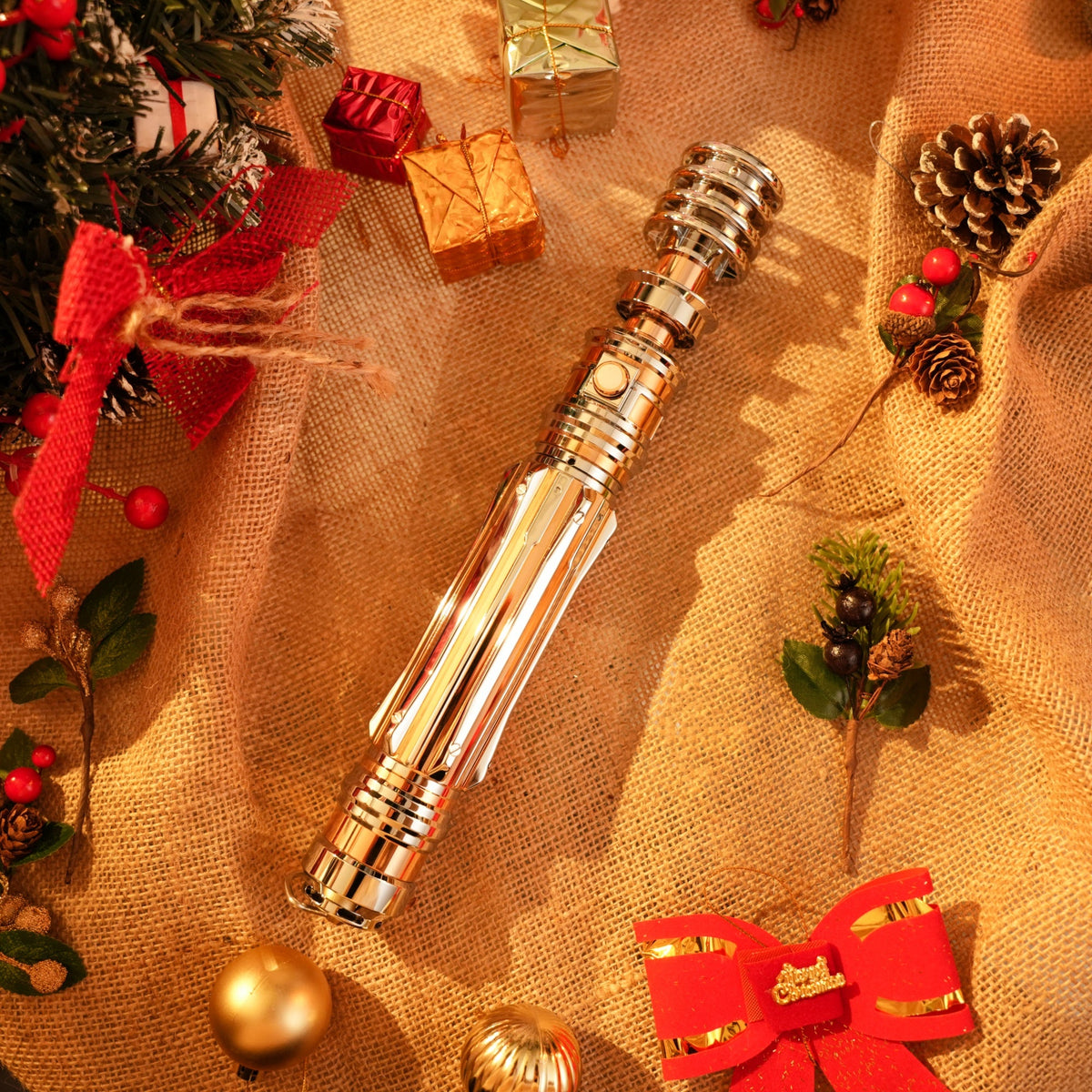 Rapierificsaber Lightsaber Leia Organa Princess Lightsaber Blue Force FX Dueling Bluetooth Pogo Core Hilt 28CM