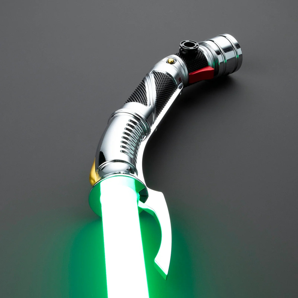 Rapierificrsaber Count Dooku Red Light Saber Xenopixel V3 Core Proffie2.2 Curved Hilt 32CM