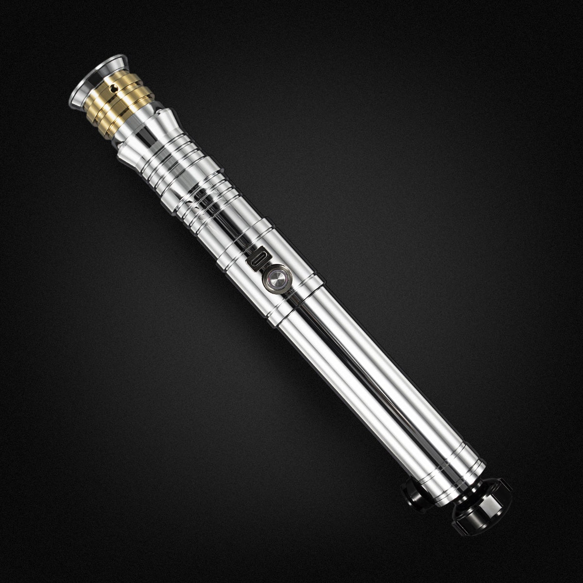 Rapierificsaber® Lightsaber Revan RVS Light Saber Red Dark Side Metal Hilt 28.8CM