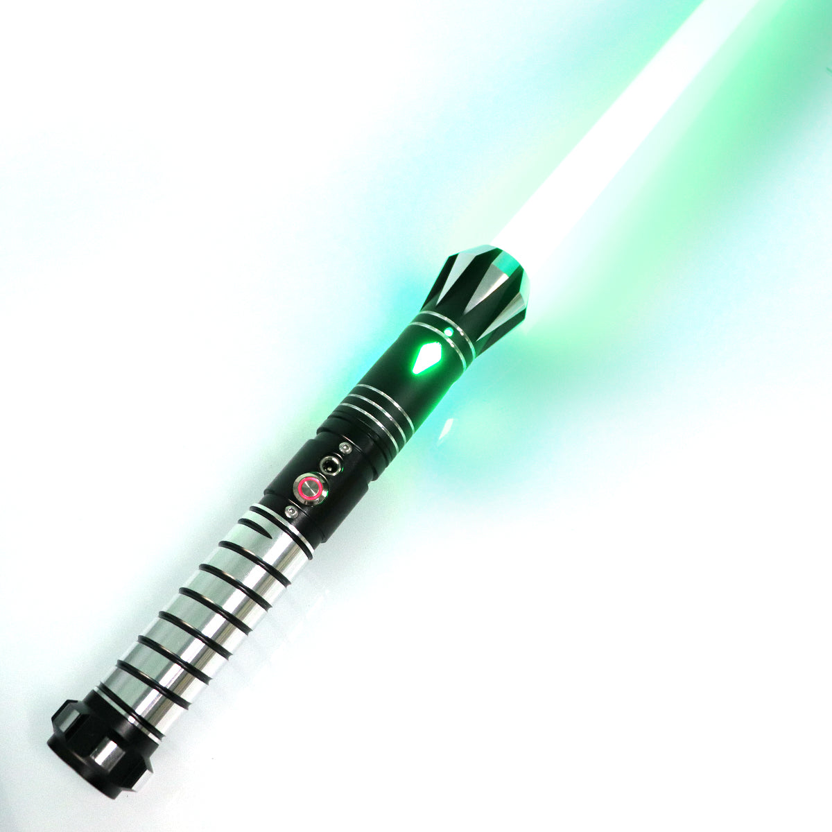 Rapierificsaber Lightsaber Duel Ready Lightsaber 16 Sound Fonts Black Hilt 29CM