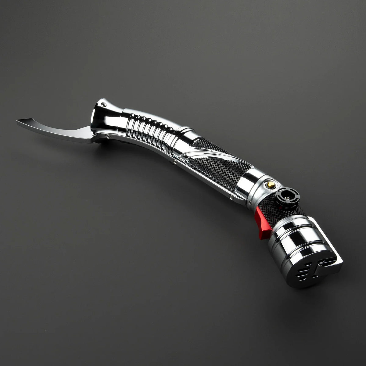Rapierificrsaber Count Dooku Red Light Saber Xenopixel V3 Core Proffie2.2 Curved Hilt 32CM