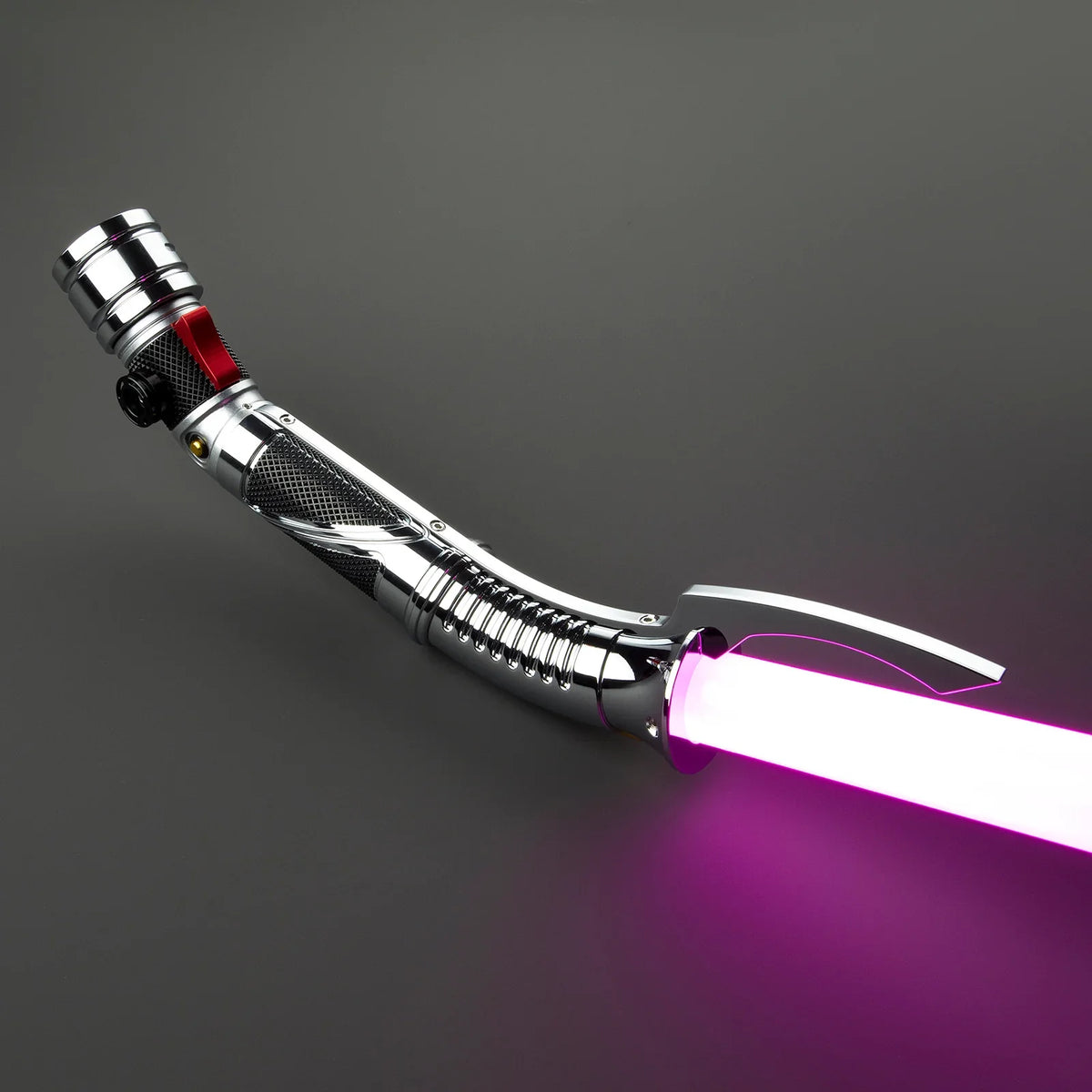 Rapierificrsaber Count Dooku Red Light Saber Xenopixel V3 Core Proffie2.2 Curved Hilt 32CM
