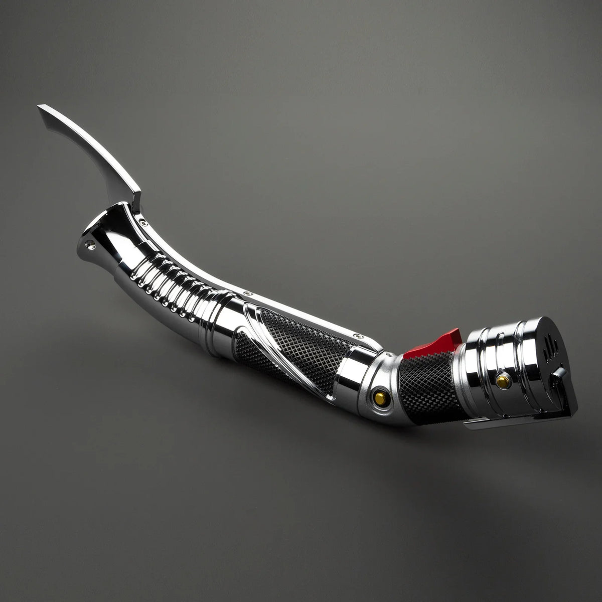 Rapierificrsaber Count Dooku Red Light Saber Xenopixel V3 Core Proffie2.2 Curved Hilt 32CM