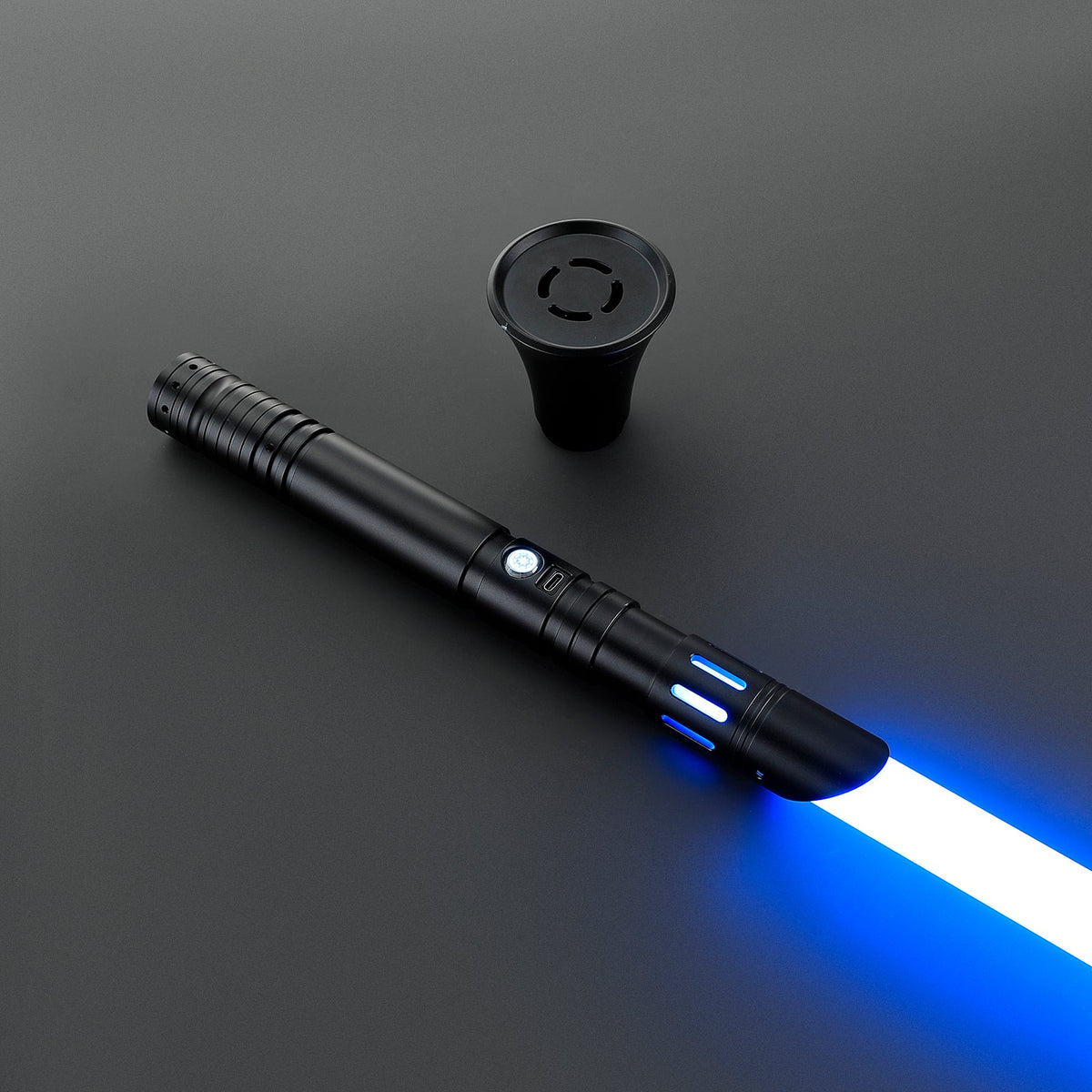 Rapierificsaber Lightsaber Custom Lightsaber with 2 Pommels Metal Hilt 30.5CM