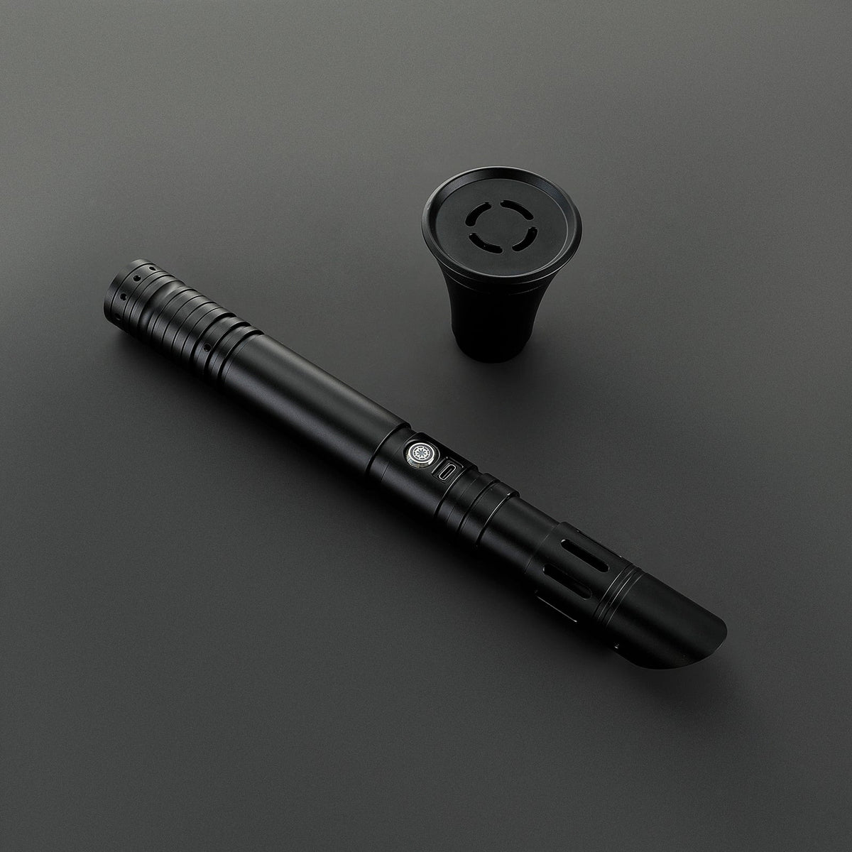 Rapierificsaber Lightsaber Custom Lightsaber with 2 Pommels Metal Hilt 30.5CM