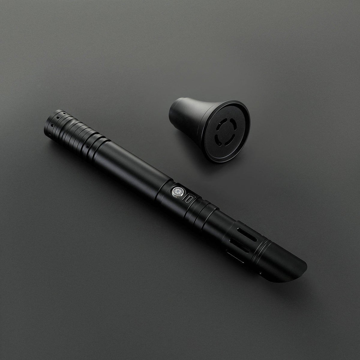 Rapierificsaber Lightsaber Custom Lightsaber with 2 Pommels Metal Hilt 30.5CM