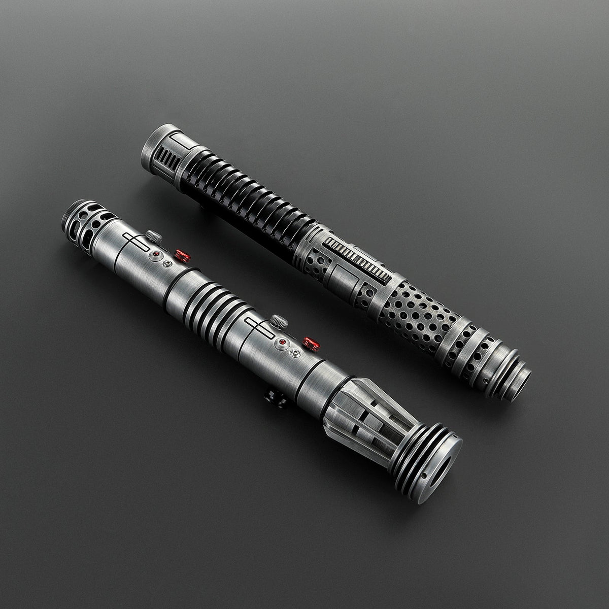 Rapierificsaber Lightsaber Maul & Ventress Light Saber Splitable Double Blades Weathered Hilt 63.5CM