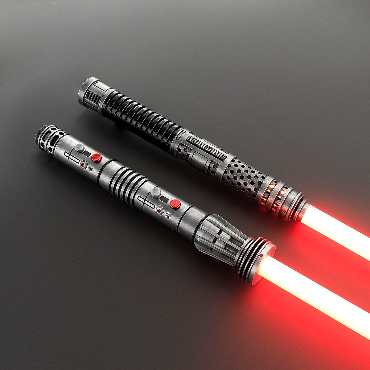Rapierificsaber Lightsaber Maul & Ventress Light Saber Splitable Double Blades Weathered Hilt 63.5CM