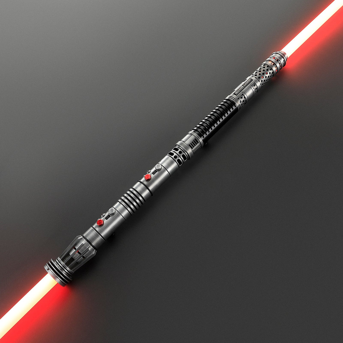 Rapierificsaber Lightsaber Maul & Ventress Light Saber Splitable Double Blades Weathered Hilt 63.5CM