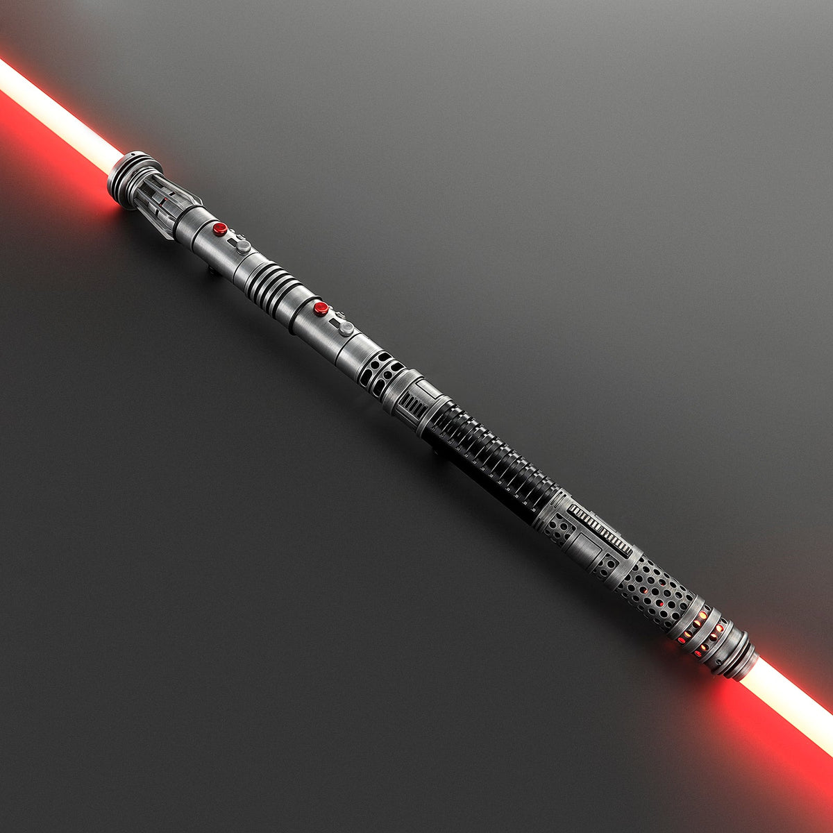 Rapierificsaber Lightsaber Maul & Ventress Light Saber Splitable Double Blades Weathered Hilt 63.5CM