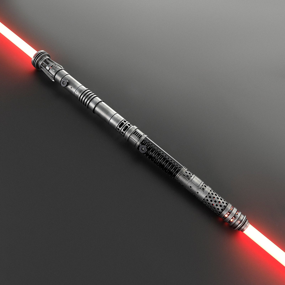 Rapierificsaber Lightsaber Maul & Ventress Light Saber Splitable Double Blades Weathered Hilt 63.5CM