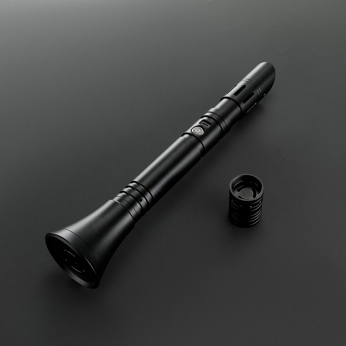 Rapierificsaber Lightsaber Custom Lightsaber with 2 Pommels Metal Hilt 30.5CM