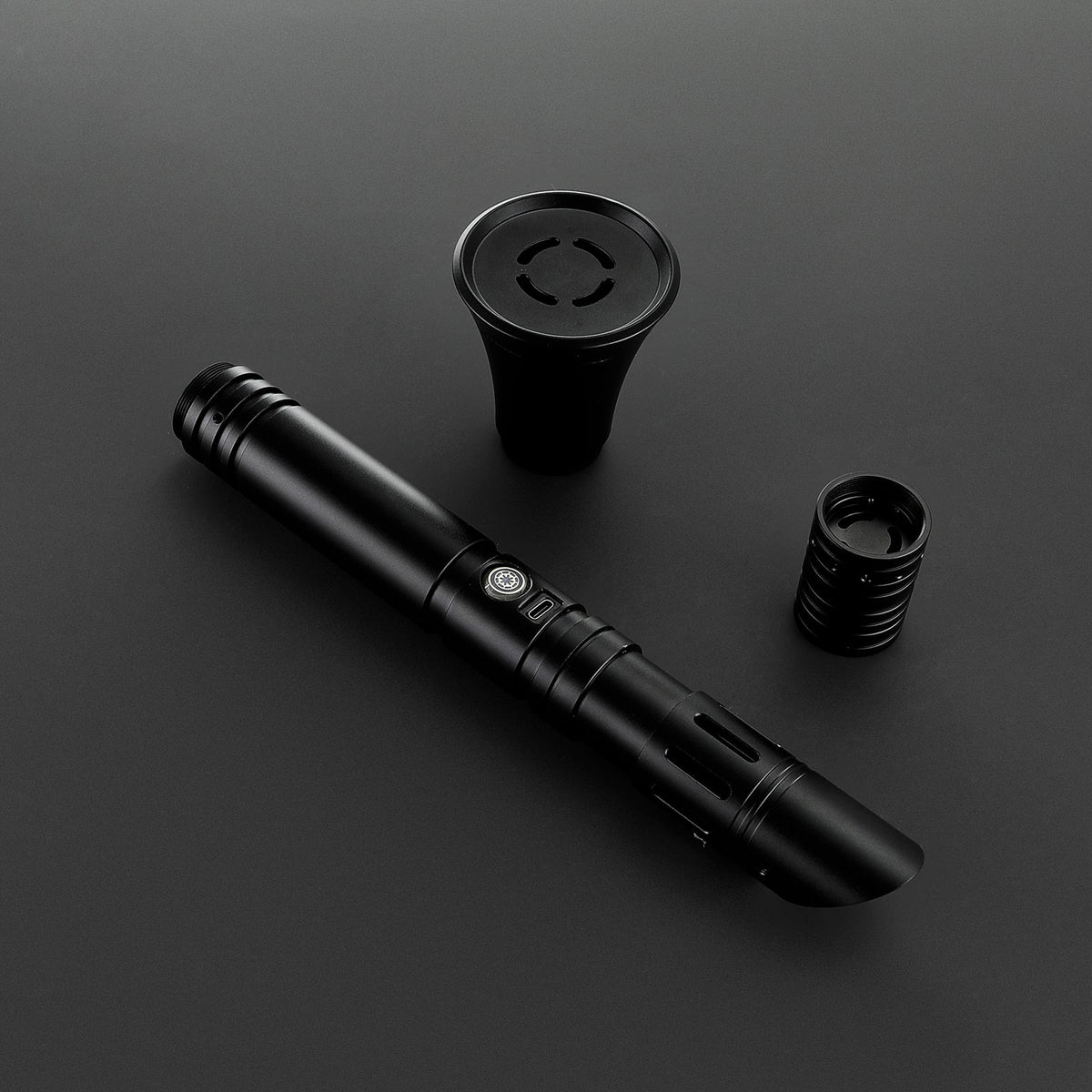 Rapierificsaber Lightsaber Custom Lightsaber with 2 Pommels Metal Hilt 30.5CM