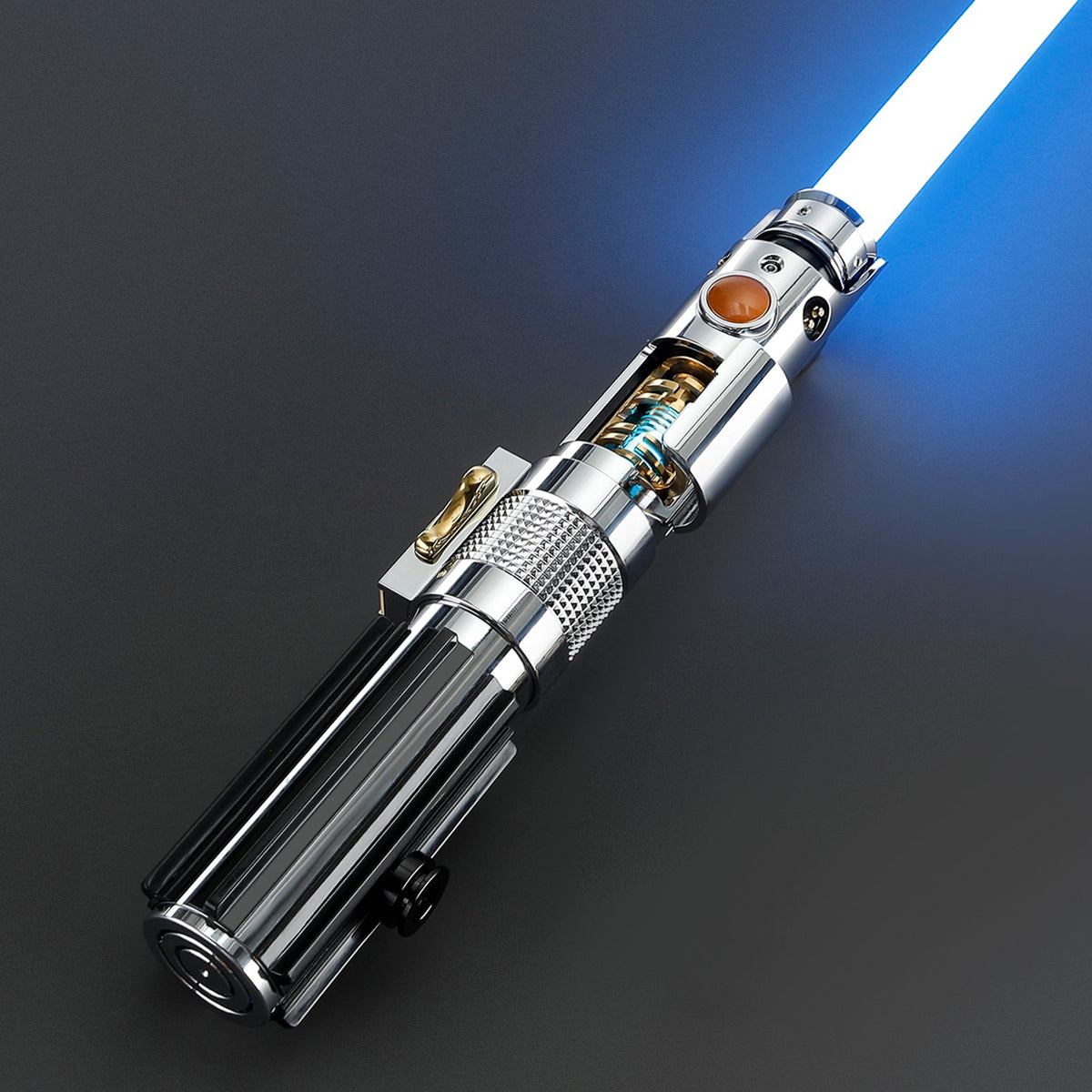 Rapierificsaber Lightsaber Ani Skywalker Lightsaber Crystal EP3 Xenopixel Pogo Core Bluetooth Hilt 28.3CM