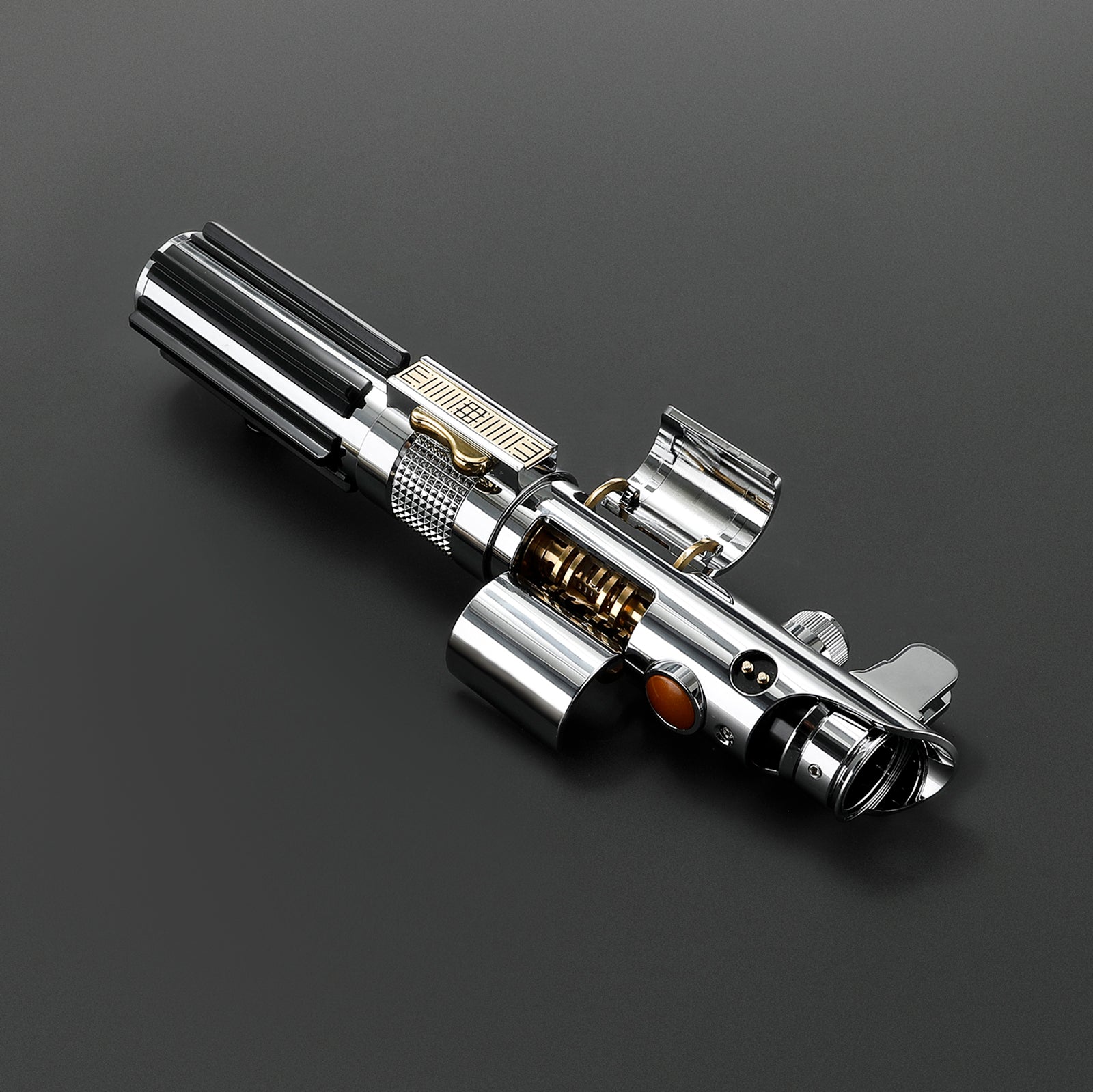 Rapierificsaber Lightsaber Ani Skywalker ASW Lightsaber EP3 Blue Xenopixel V3 Pogo Core Bluetooth Hilt 28.3CM