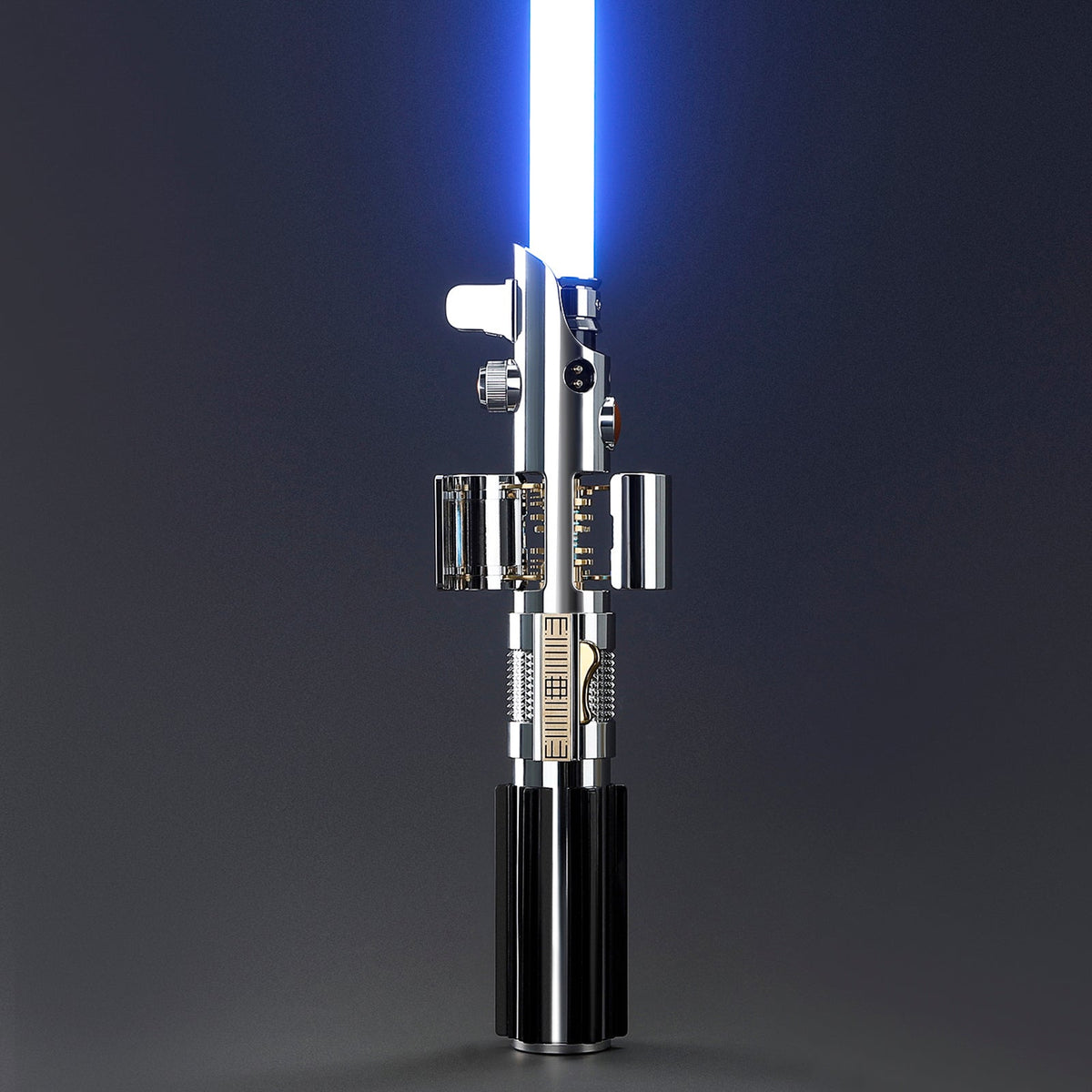 Rapierificsaber Lightsaber Ani Skywalker ASW Lightsaber EP3 Blue Xenopixel V3 Pogo Core Bluetooth Hilt 28.3CM