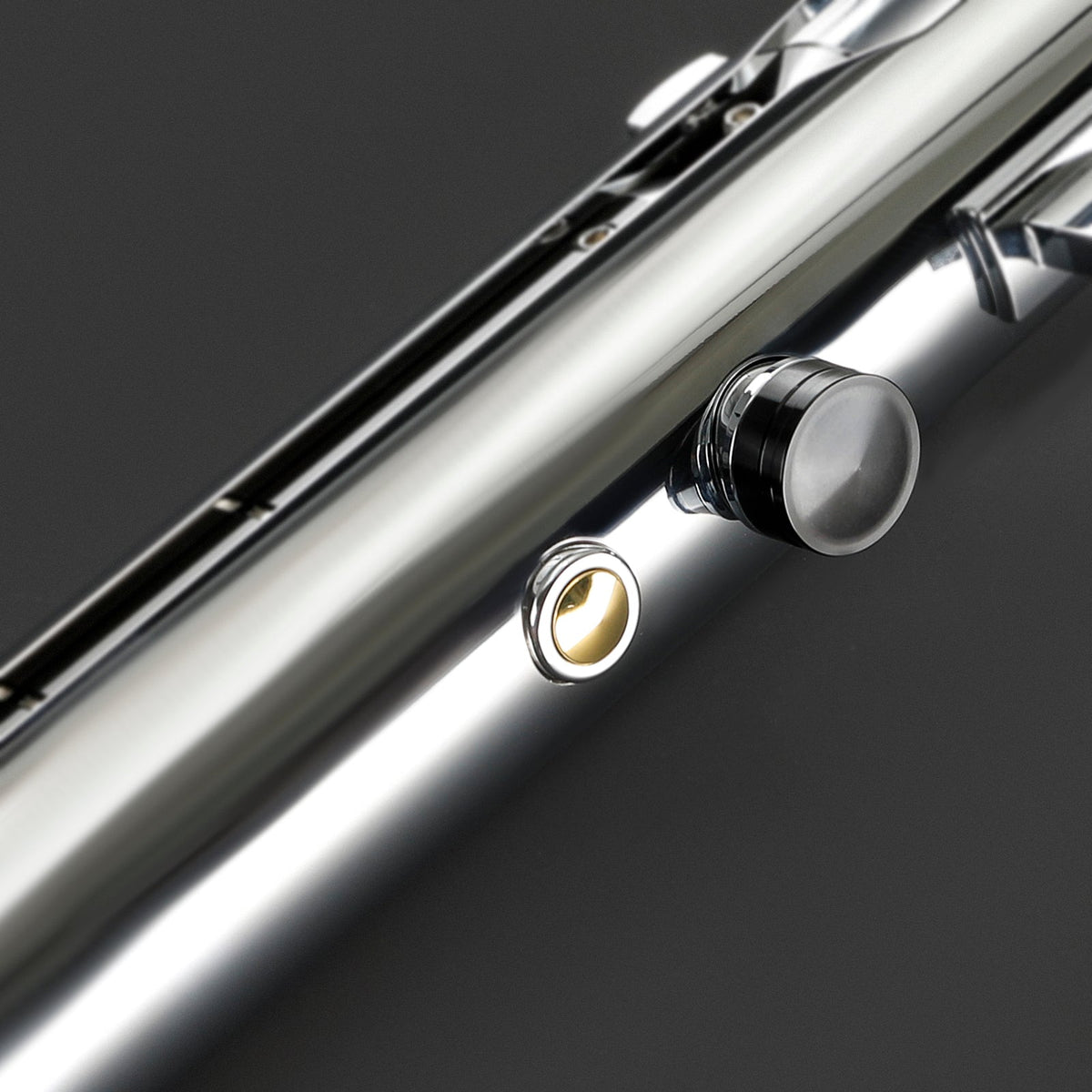 Rapierificsaber Lightsaber Ahsoka Variant Saber Two Electroplating Hilts White Lightsaber Bluetooth Double Blades