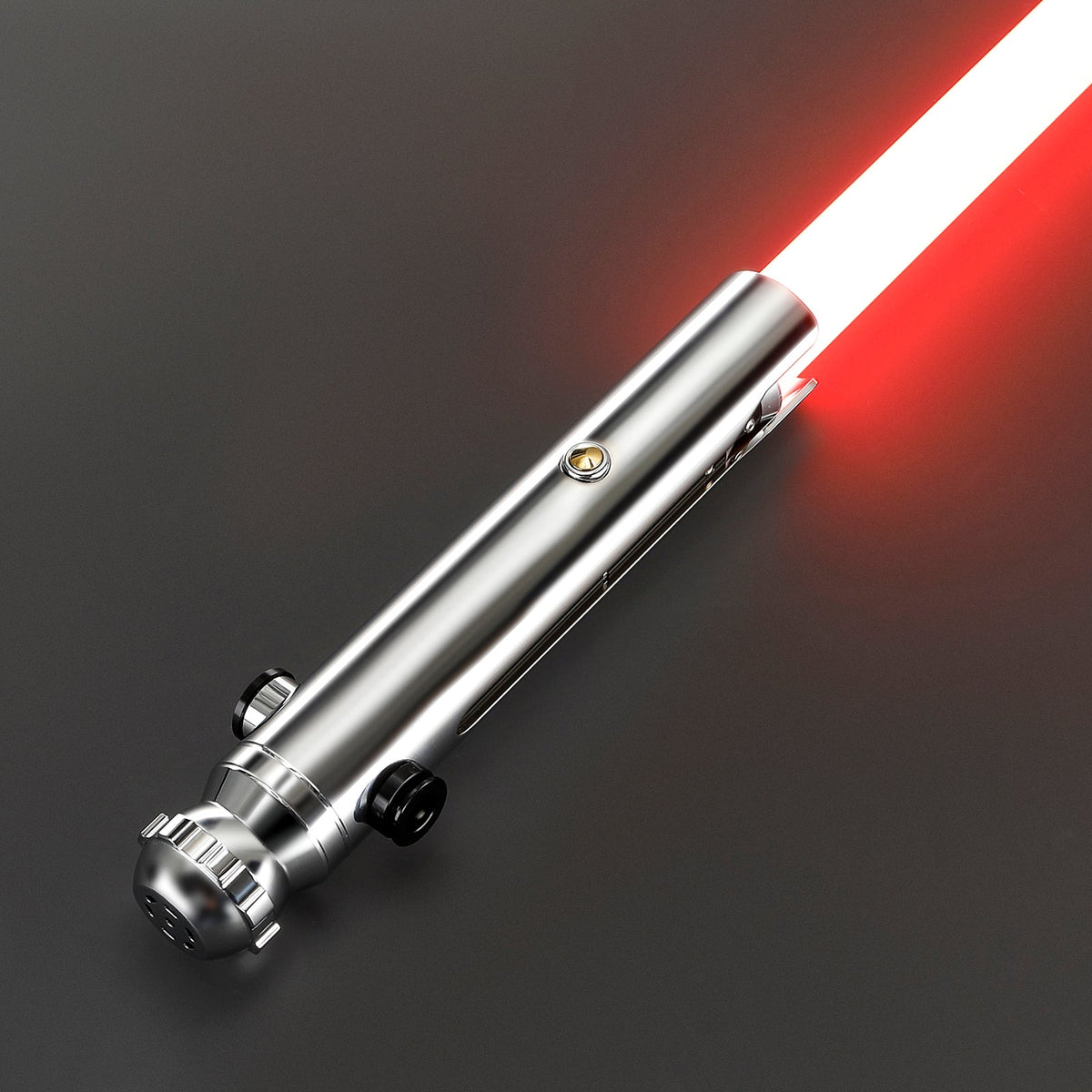 Rapierificsaber Lightsaber Ahsoka Variant Saber Two Electroplating Hilts White Lightsaber Bluetooth Double Blades