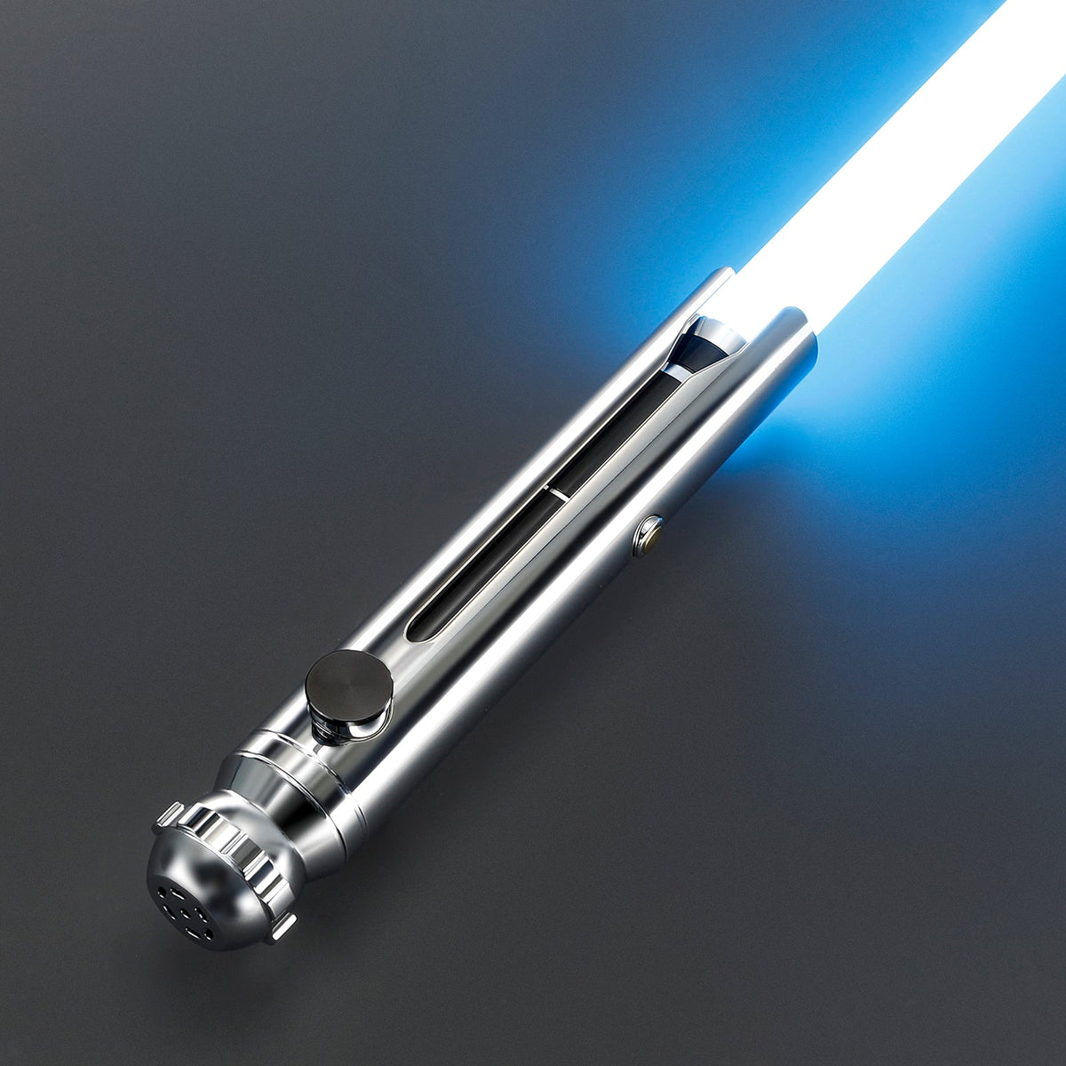 Rapierificsaber Lightsaber Ahsoka Variant Saber Two Electroplating Hilts White Lightsaber Bluetooth Double Blades