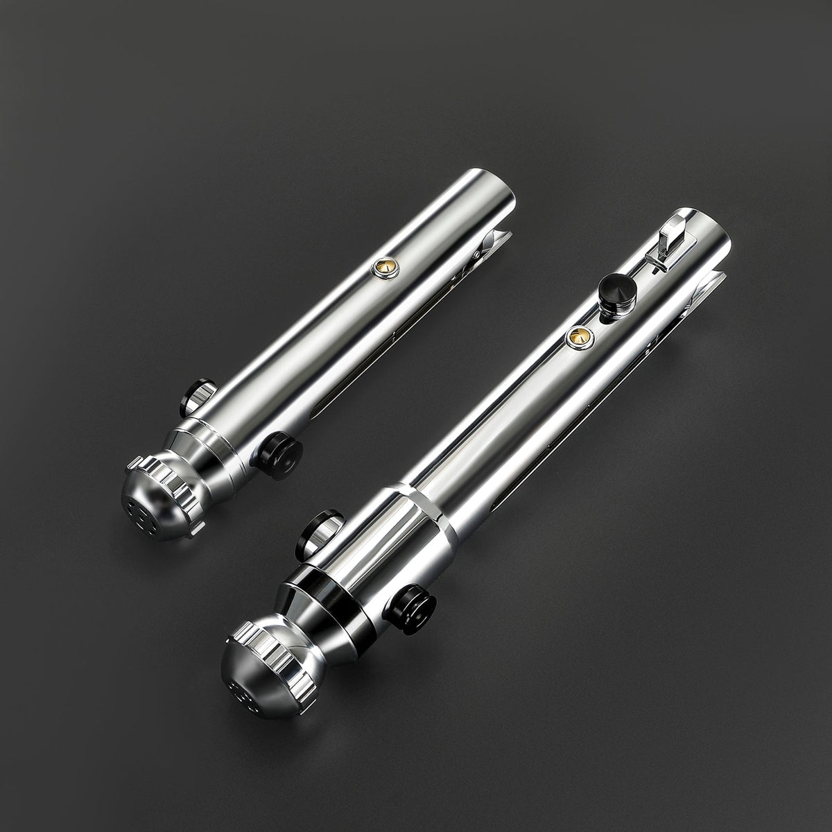 Rapierificsaber Lightsaber Ahsoka Variant Saber Two Electroplating Hilts White Lightsaber Bluetooth Double Blades