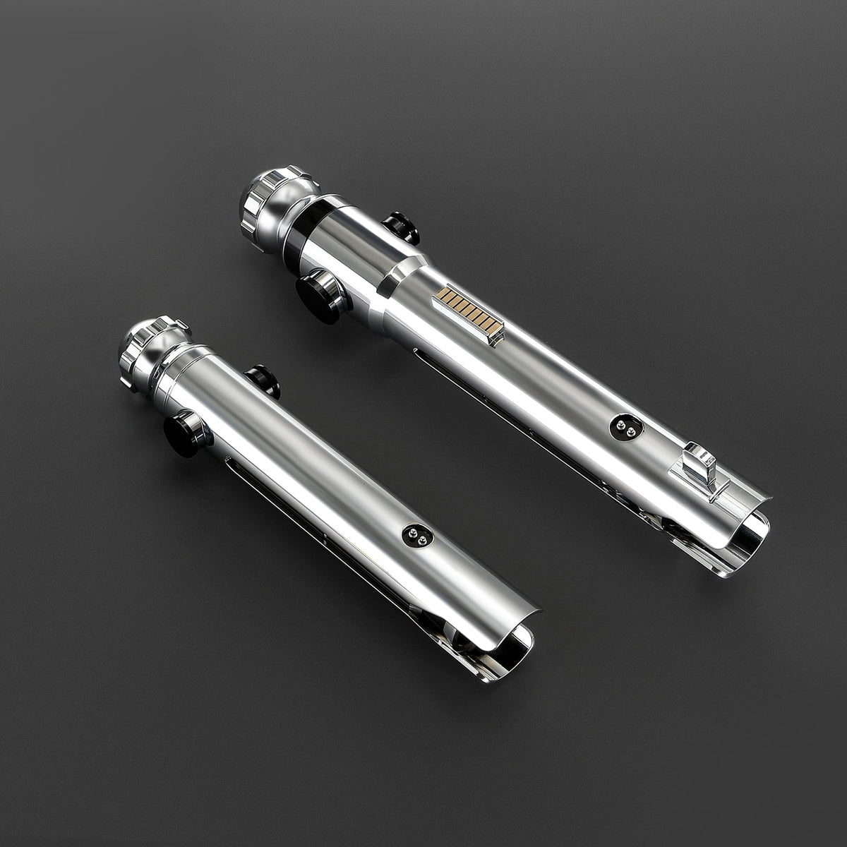 Rapierificsaber Lightsaber Ahsoka Variant Saber Two Electroplating Hilts White Lightsaber Bluetooth Double Blades