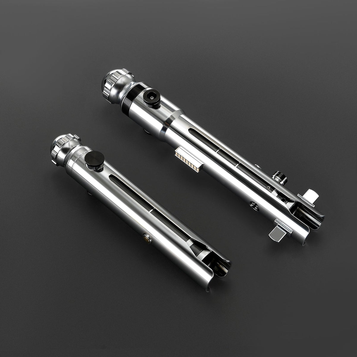 Rapierificsaber Lightsaber Ahsoka Variant Saber Two Electroplating Hilts White Lightsaber Bluetooth Double Blades