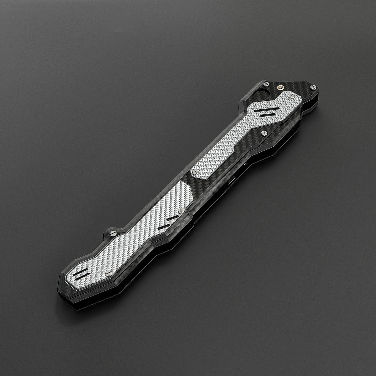 Rapierificsaber Powerful Heavy Dueling Light Sword XenoPixel Light Carbon Fiber Hilt 27CM