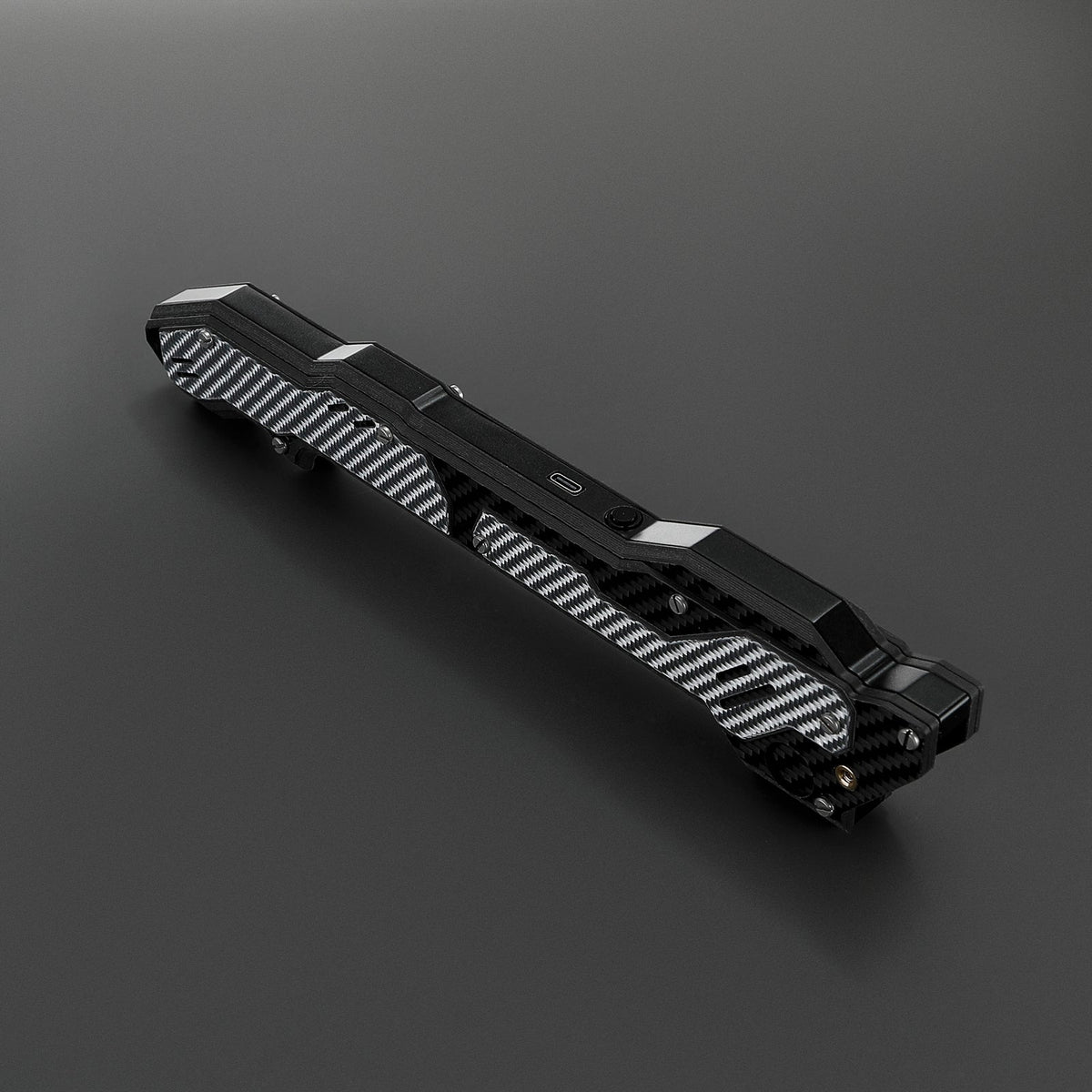 Rapierificsaber Powerful Heavy Dueling Light Sword XenoPixel Light Carbon Fiber Hilt 27CM