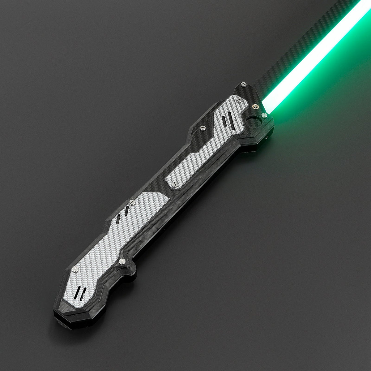 Rapierificsaber Powerful Heavy Dueling Light Sword XenoPixel Light Carbon Fiber Hilt 27CM