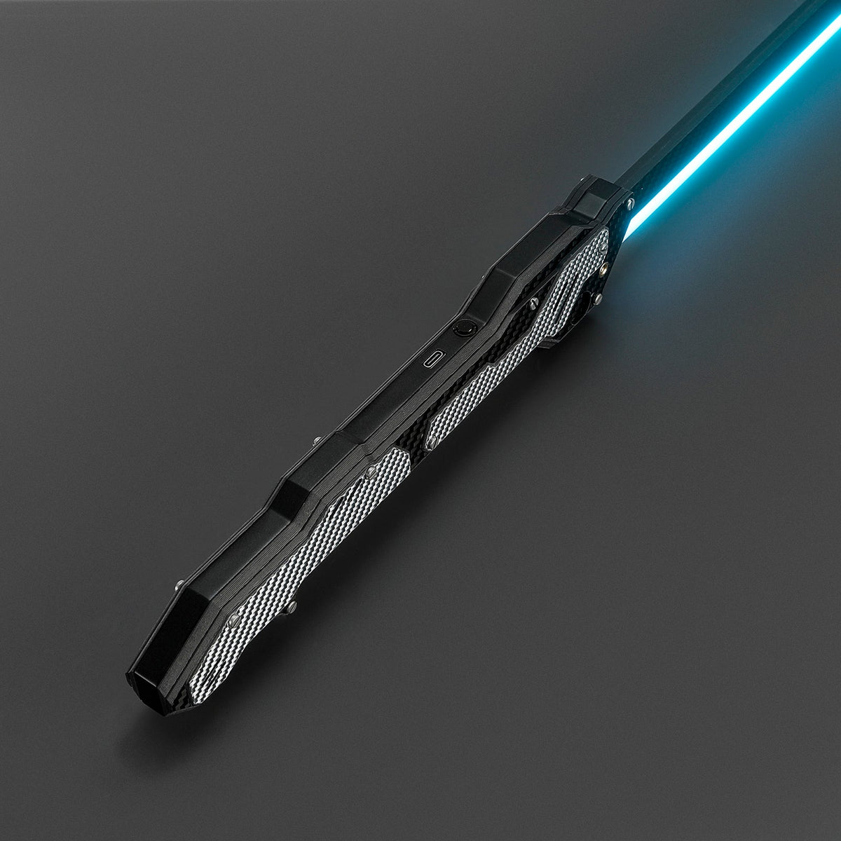 Rapierificsaber Powerful Heavy Dueling Light Sword XenoPixel Light Carbon Fiber Hilt 27CM