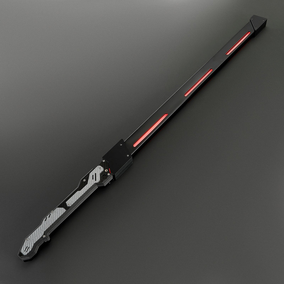 Rapierificsaber Powerful Heavy Dueling Light Sword XenoPixel Light Carbon Fiber Hilt 27CM