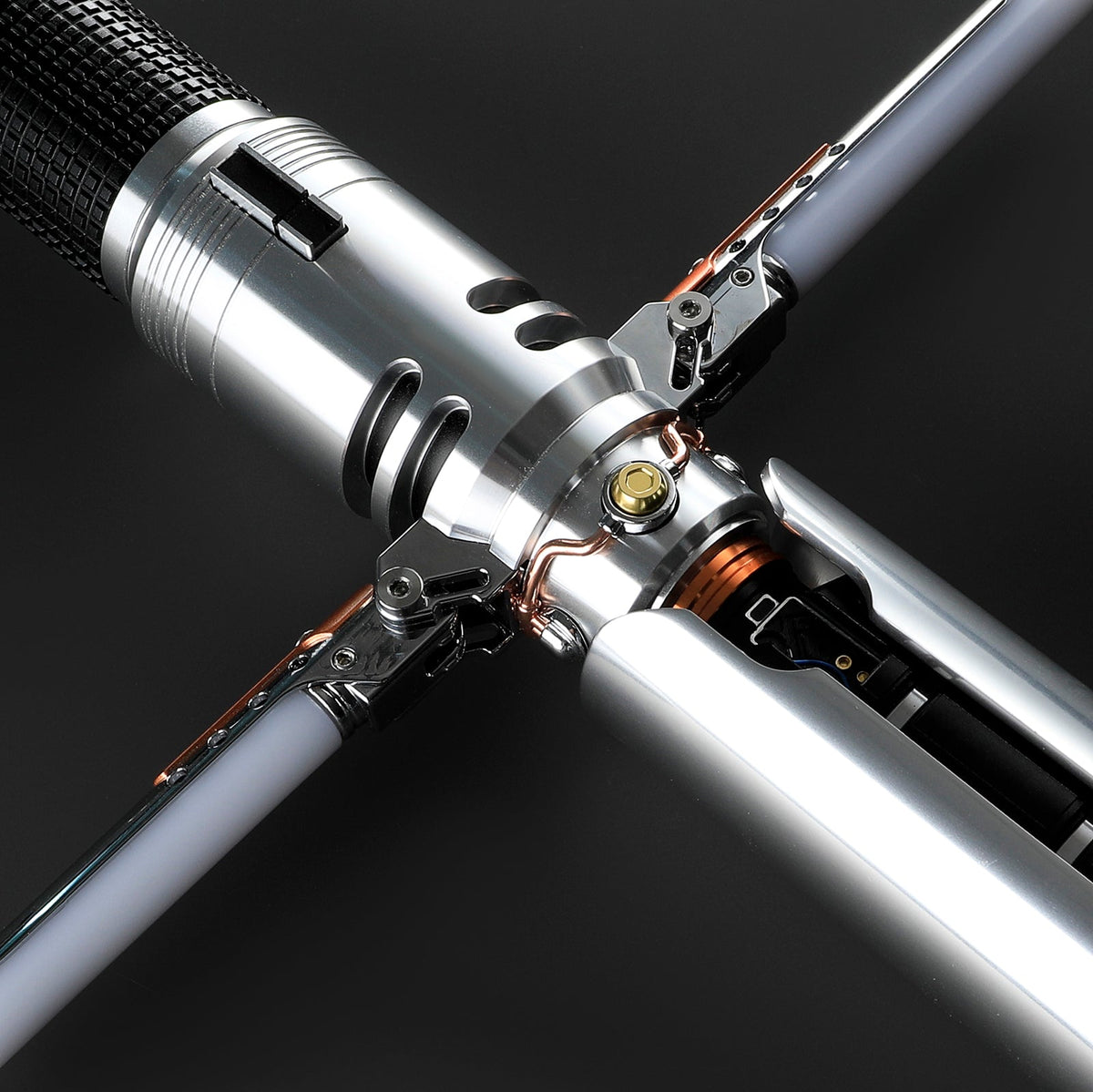 Rapierificsaber Lightsaber Kestis Cross Guard Saber Xenopixel V3 Pogo Core Hilt 52.5CM