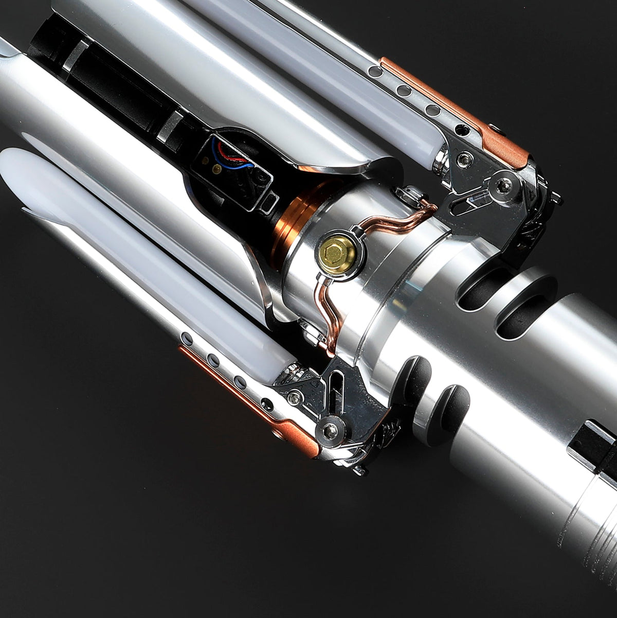 Rapierificsaber Lightsaber Kestis Cross Guard Saber Xenopixel V3 Pogo Core Hilt 52.5CM