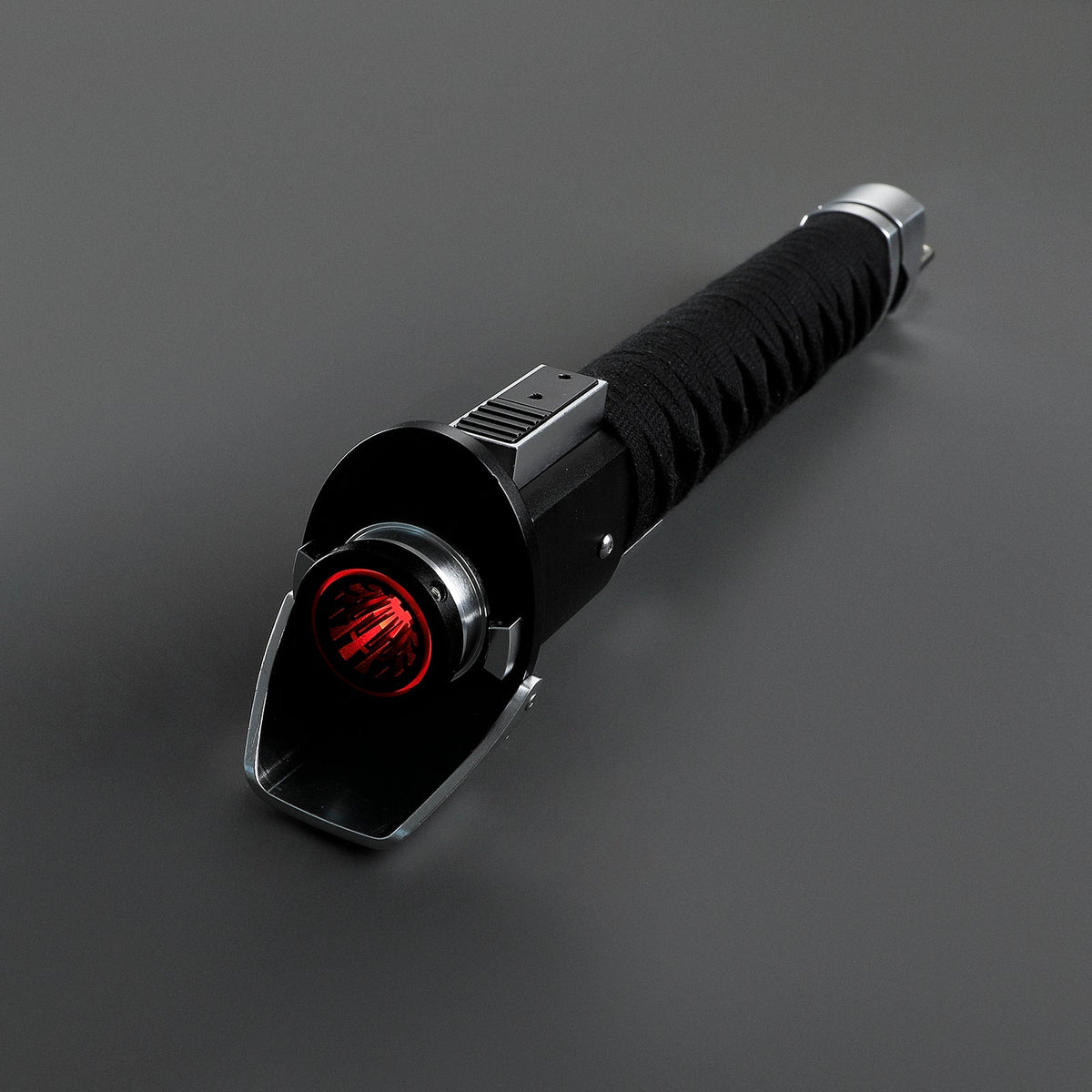 Rapierificsaber Ronin Samurai Inspired Lightsaber Pixel Pogo Core Black Cloth Wrapped Hilt 35.9CM