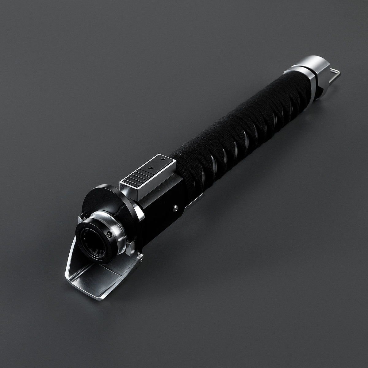 Rapierificsaber Ronin Samurai Inspired Lightsaber Pixel Pogo Core Black Cloth Wrapped Hilt 35.9CM