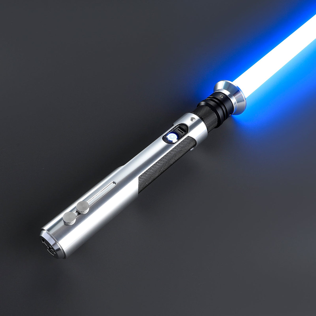 Rapierificsaber Lightsaber Custom XRGB3.0 XENO3.0 Silver Saber Hilt 28.2CM