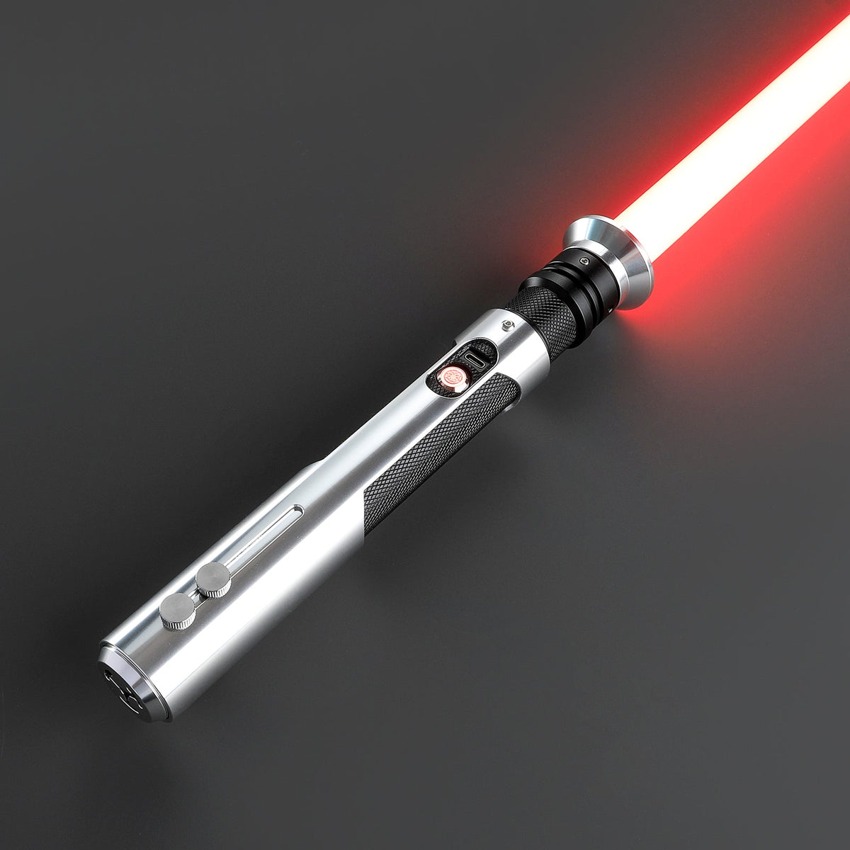 Rapierificsaber Lightsaber Custom XRGB3.0 XENO3.0 Silver Saber Hilt 28.2CM