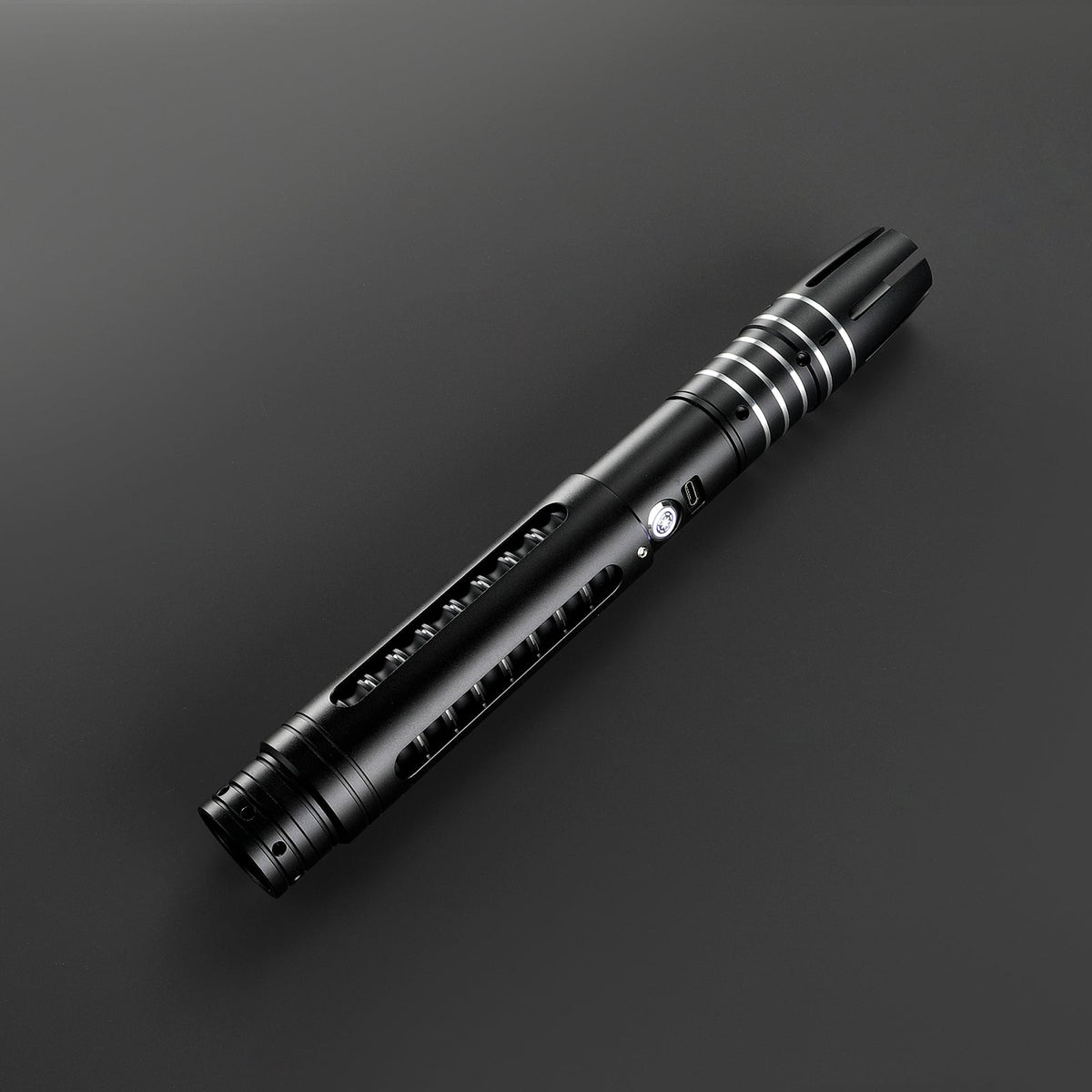Rapierificsaber Lightsaber Dual Tone Light Saber Infinite Color Chaging with 34 Sound Fonts Hilt 28.8CM