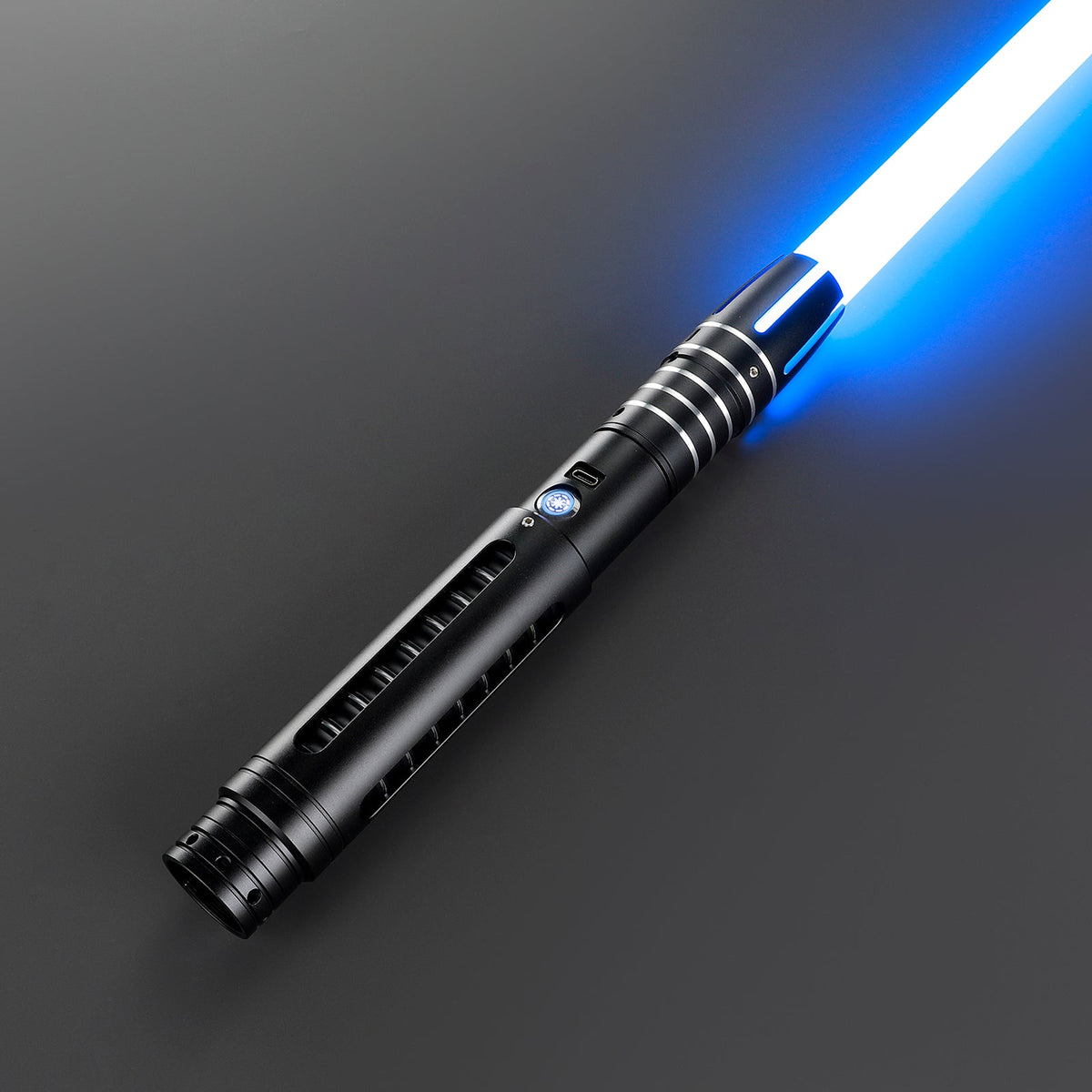 Rapierificsaber Lightsaber Dual Tone Light Saber Infinite Color Chaging with 34 Sound Fonts Hilt 28.8CM