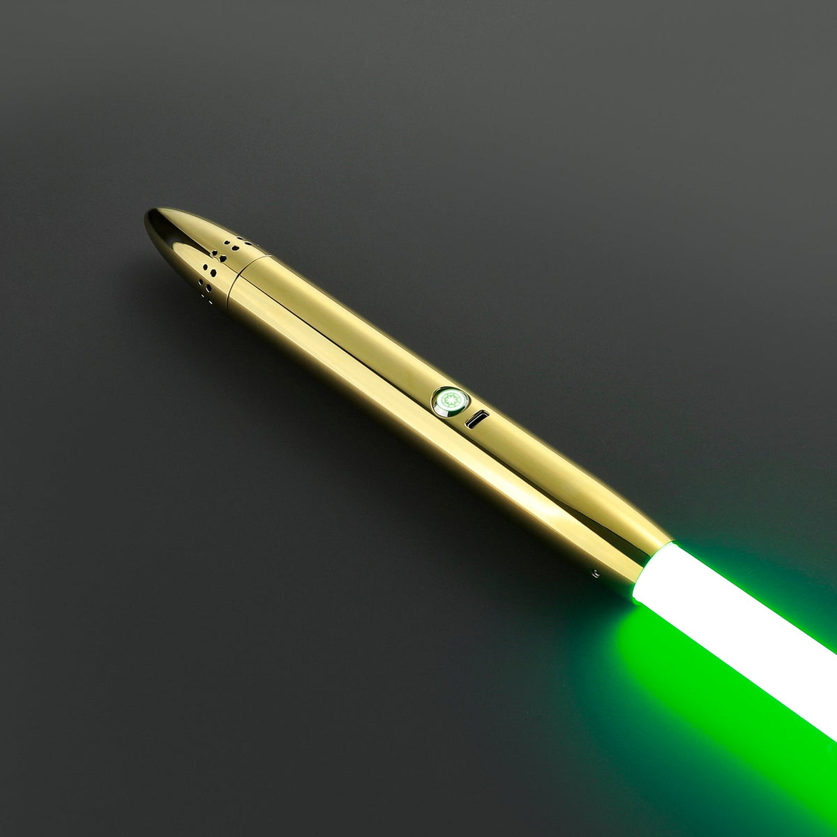 Rapierificsaber Lightsaber Flow Bullet Design Light Saber 7/8 Inch Metal Hilt 30.6CM