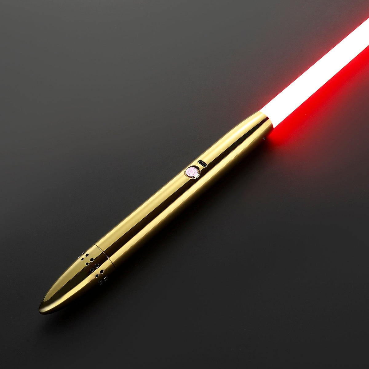 Rapierificsaber Lightsaber Flow Bullet Design Light Saber 7/8 Inch Metal Hilt 30.6CM