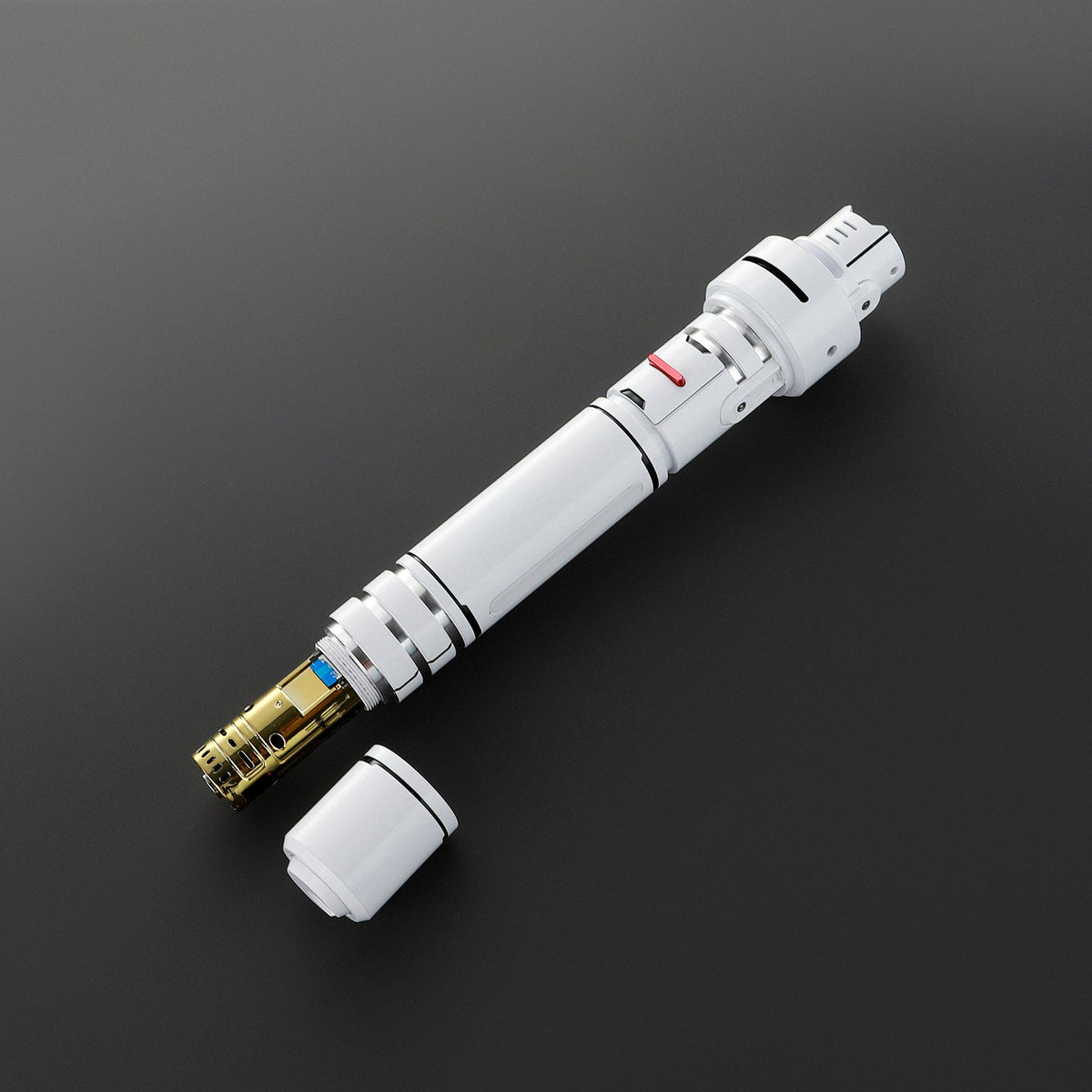 Rapierificsaber Lightsaber Gundam Beam Light Saber Inspired Pogo Core White Hilt 29.1CM