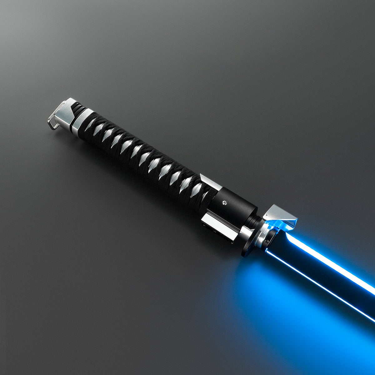 Rapierificsaber Ronin Samurai Inspired Lightsaber Pixel Pogo Core Black Cloth Wrapped Hilt 35.9CM