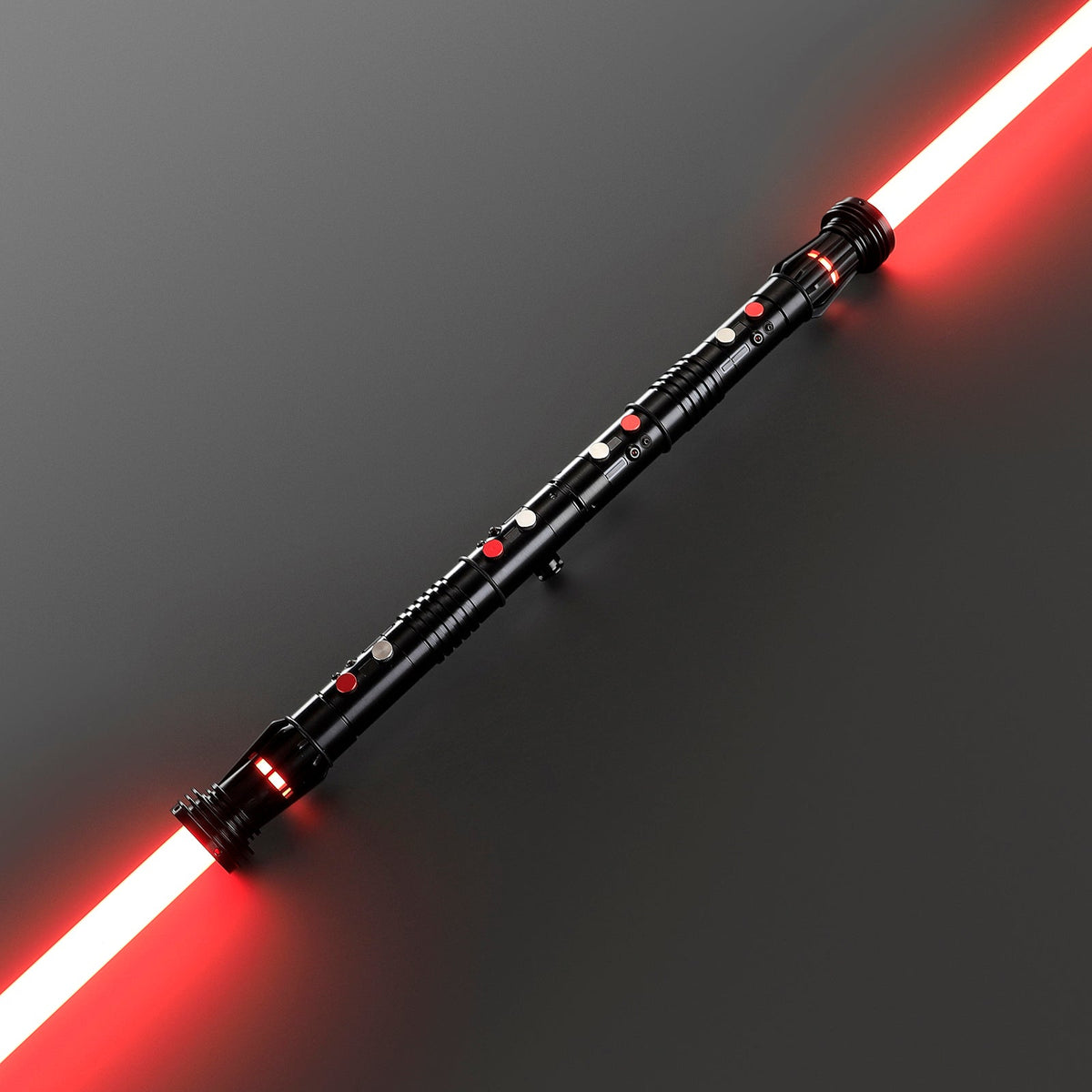 Rapierificsaber Lightsaber Maul DM Saber Double Bladed Red Lightsaber Two Hilts Two Blades Hilt 57.5CM