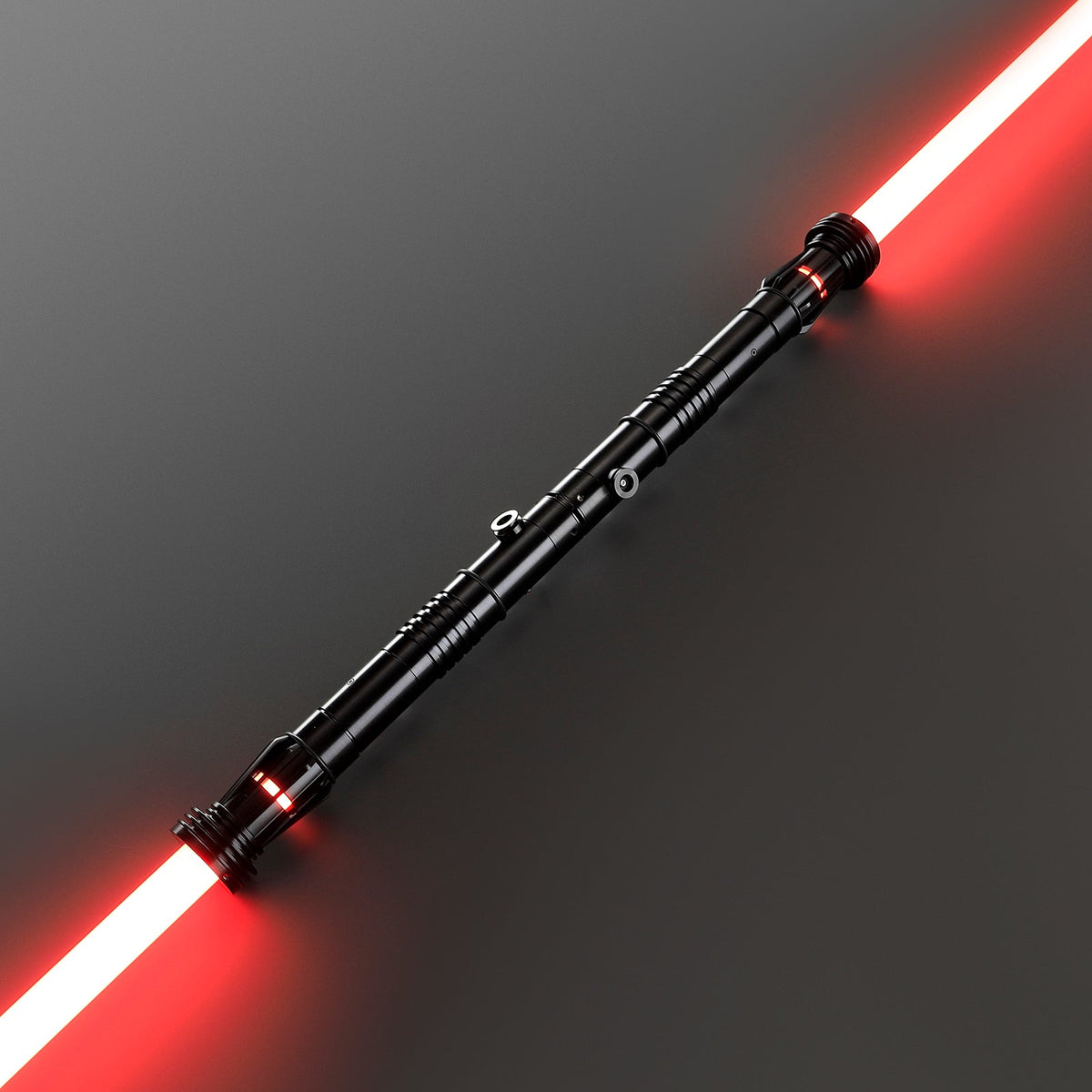 Rapierificsaber Lightsaber Maul DM Saber Double Bladed Red Lightsaber Two Hilts Two Blades Hilt 57.5CM