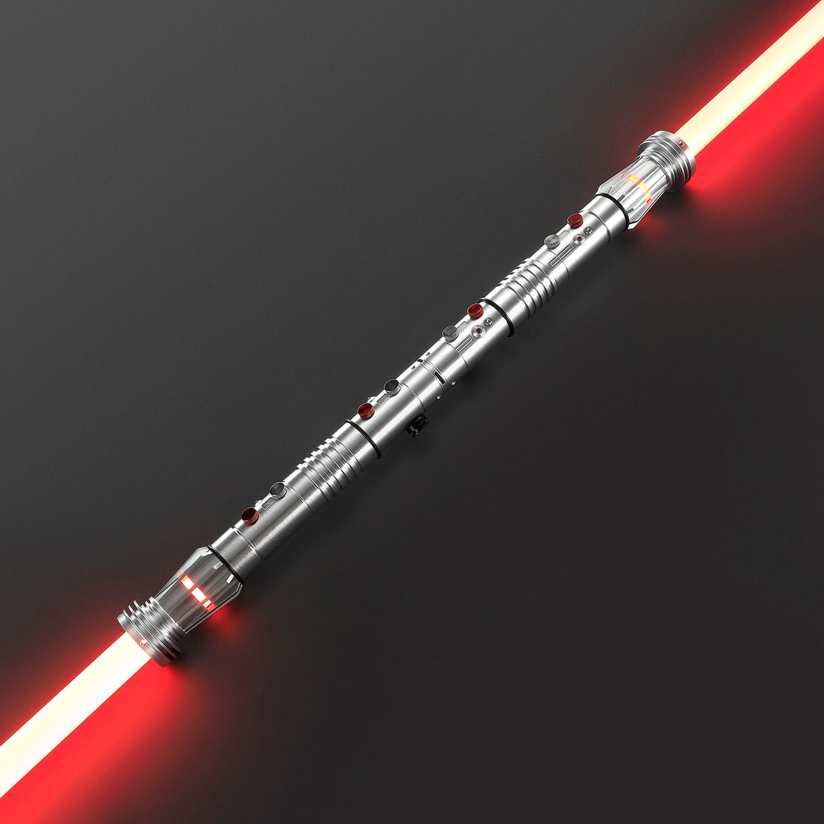 Rapierificsaber Lightsaber Maul DM Saber Double Bladed Red Lightsaber Two Hilts Two Blades Hilt 57.5CM
