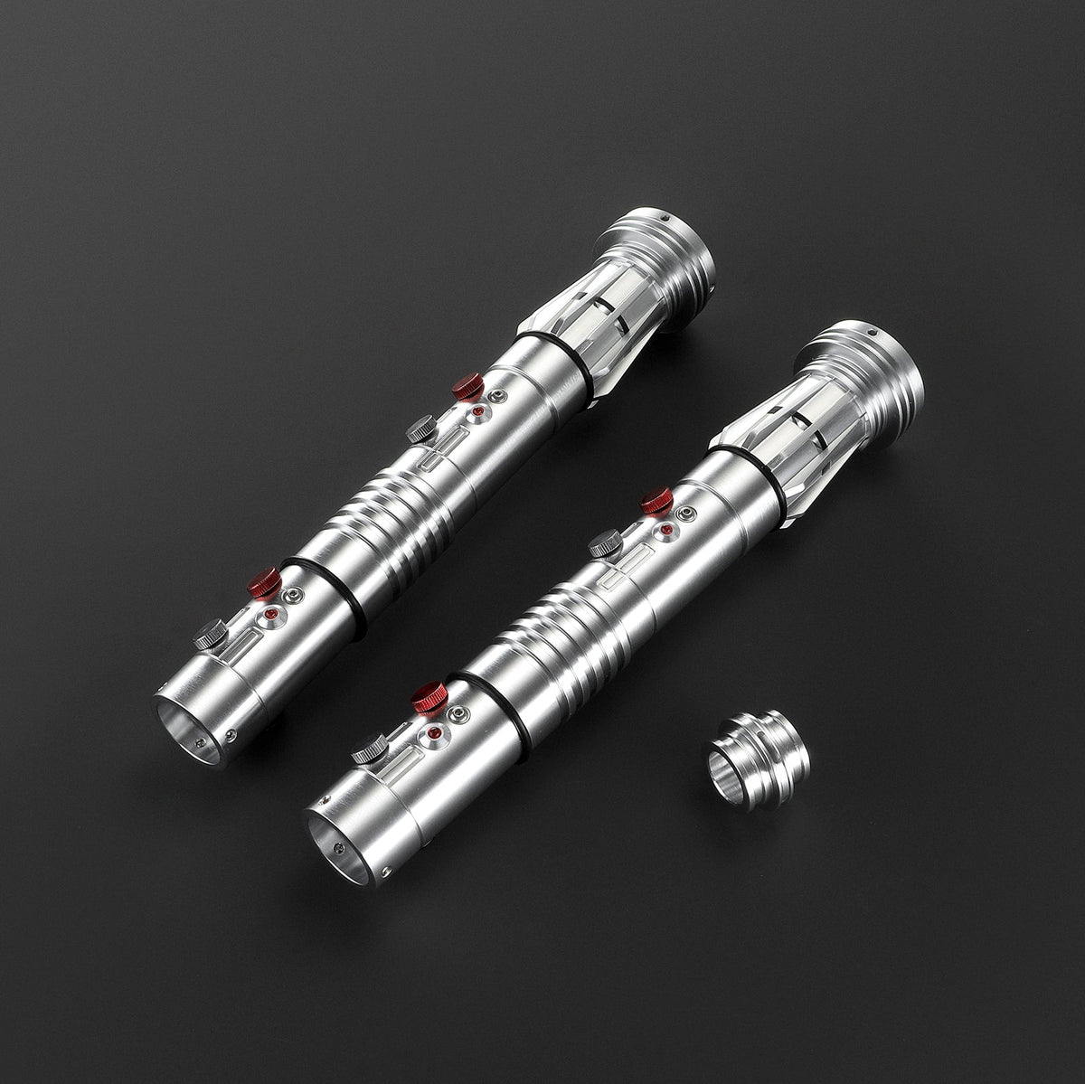 Rapierificsaber Lightsaber Maul DM Saber Double Bladed Red Lightsaber Two Hilts Two Blades Hilt 57.5CM