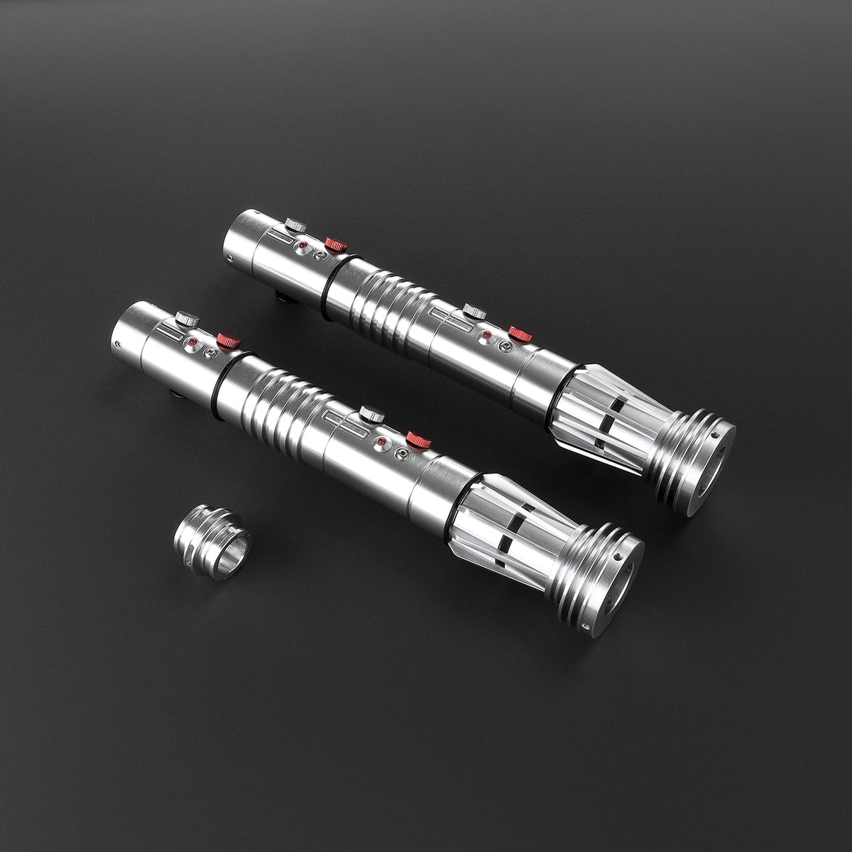 Rapierificsaber Lightsaber Maul DM Saber Double Bladed Red Lightsaber Two Hilts Two Blades Hilt 57.5CM