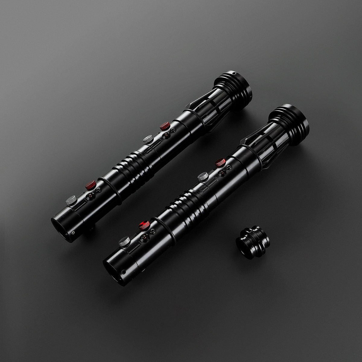 Rapierificsaber Lightsaber Maul DM Saber Double Bladed Red Lightsaber Two Hilts Two Blades Hilt 57.5CM